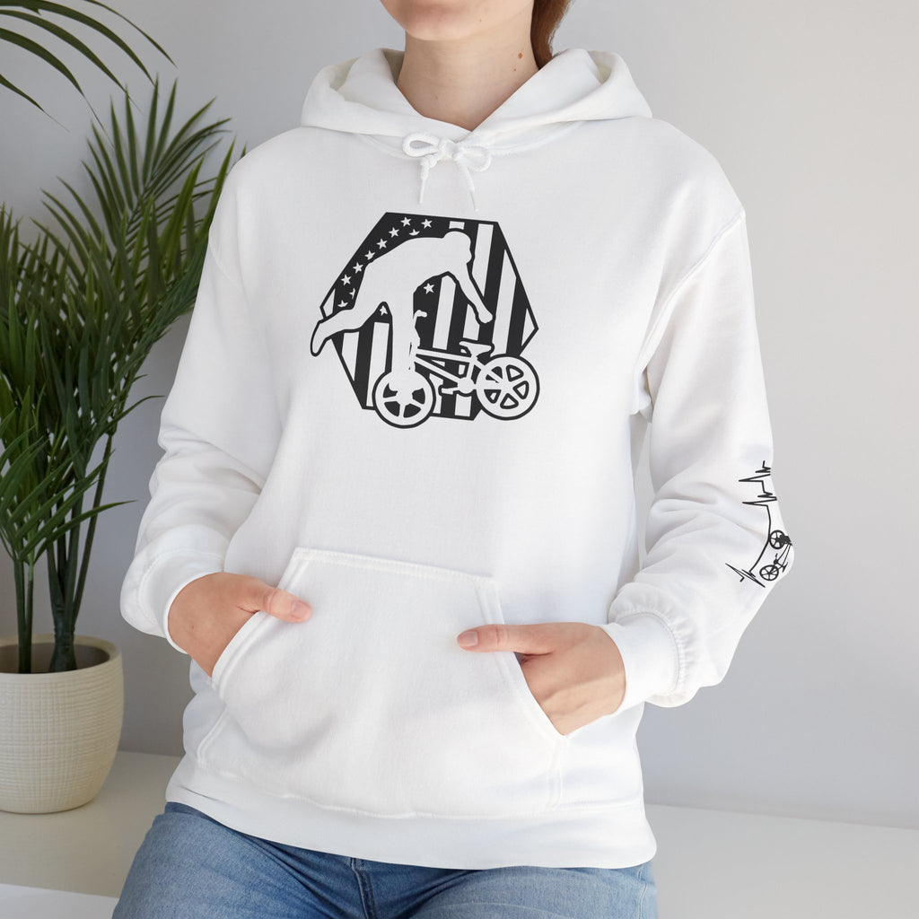 Rad-BMX Is Importanter Hoodie — Funny BMX Rider Sweatshirt