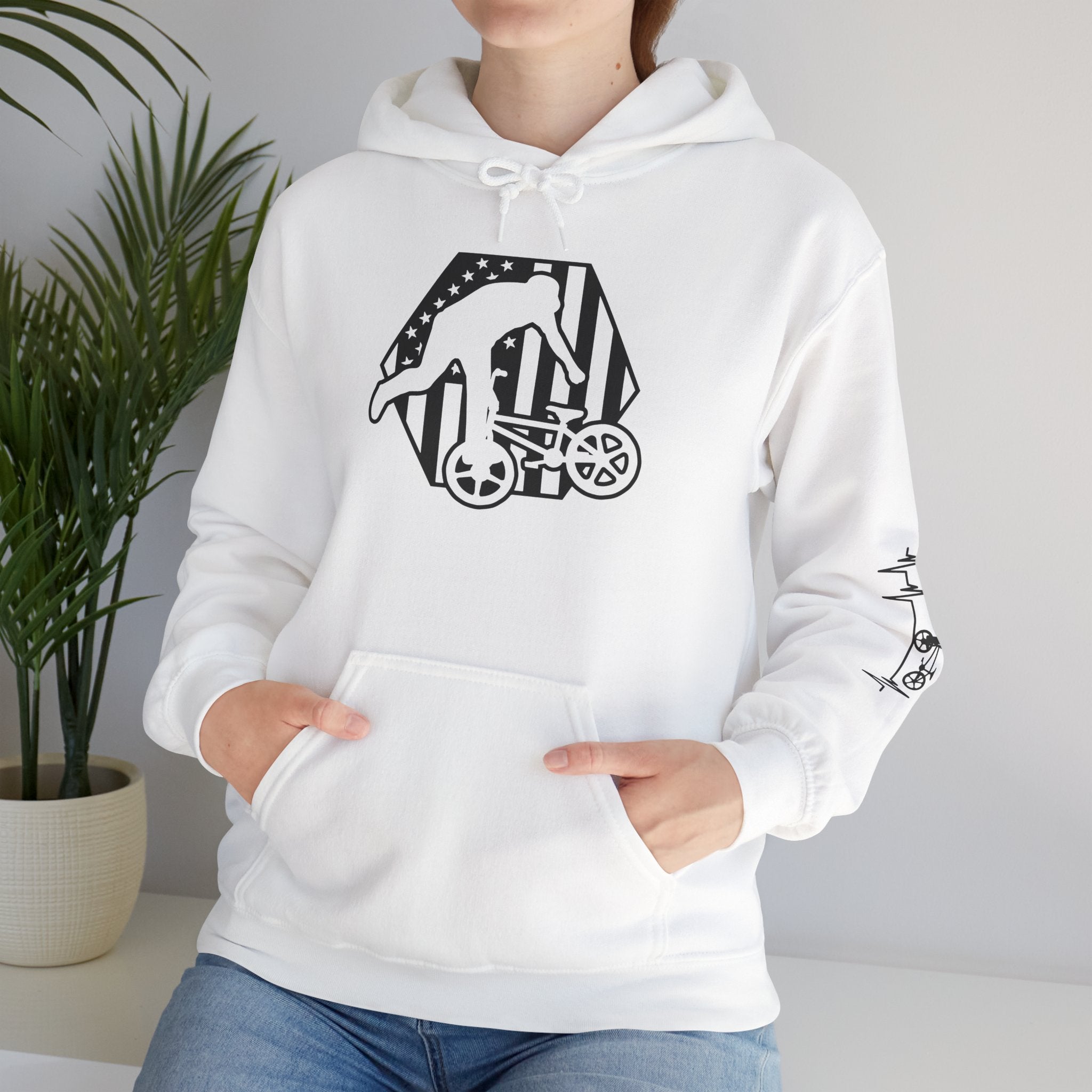 Rad-BMX Is Importanter Hoodie — Funny BMX Rider Sweatshirt