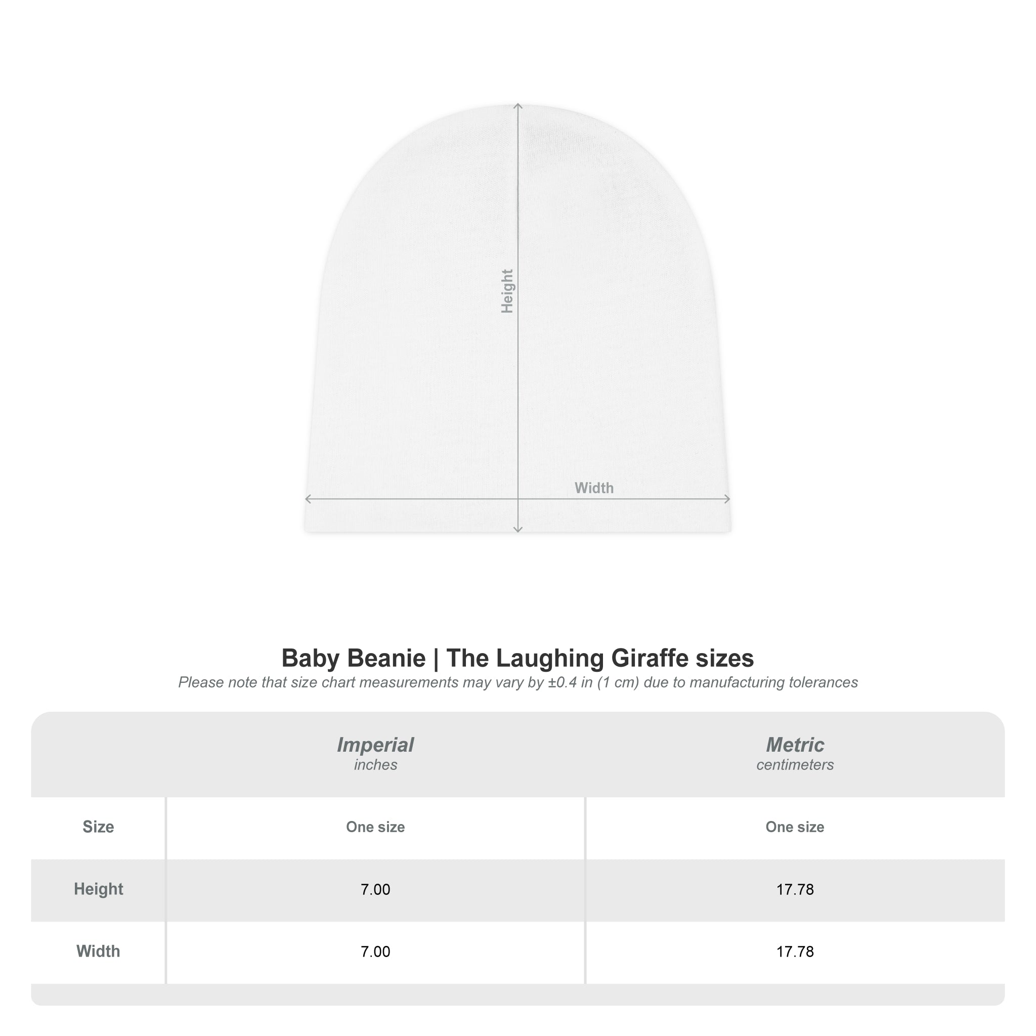 Henny- Baby Beanie — "No Henny No Life" Graphic Infant Hat