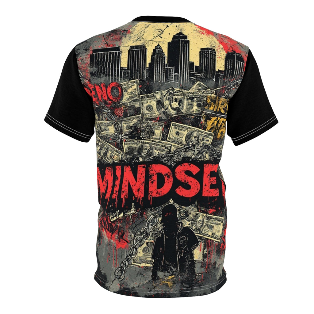 Mindset- Graphic Tee — Urban Hoodie Silhouette Streetwear AOP