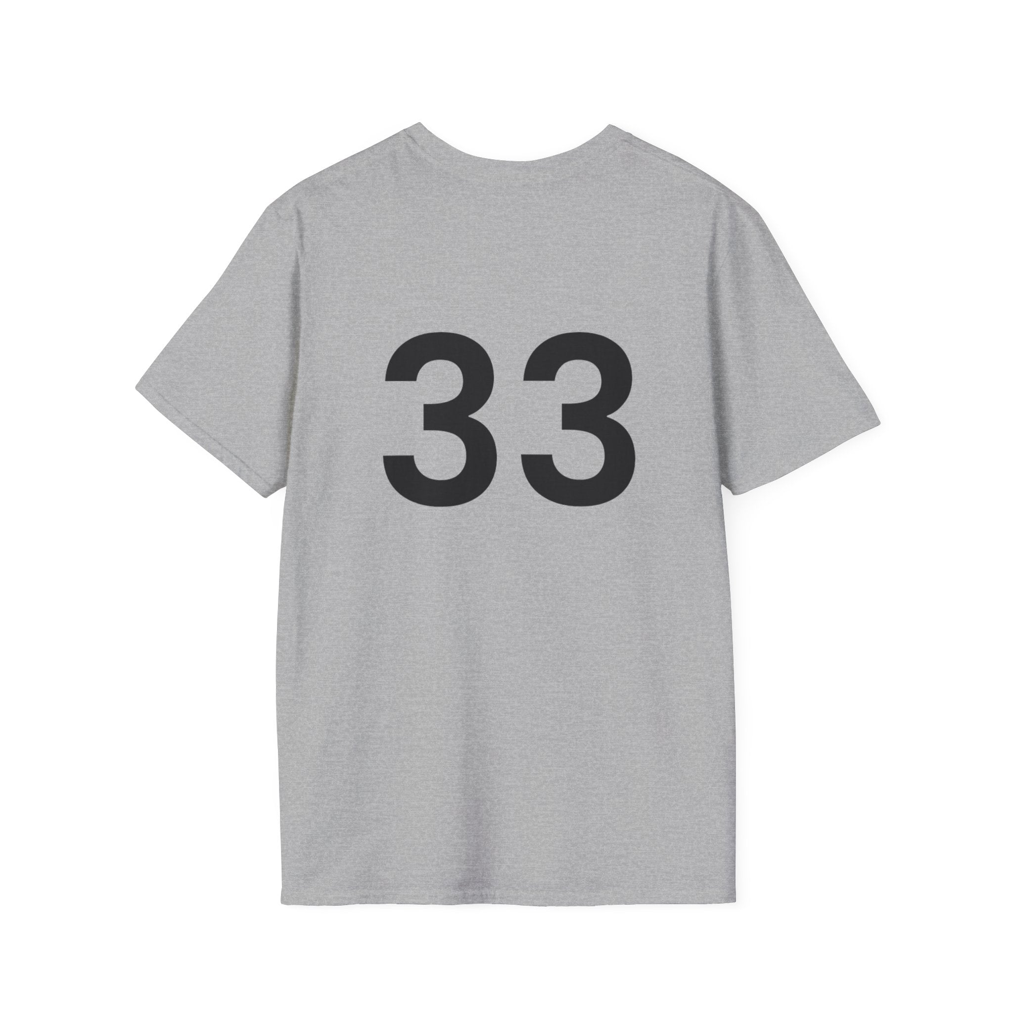 Rad- Life T-Shirt — Motocross Rider Tee with Back Number 33