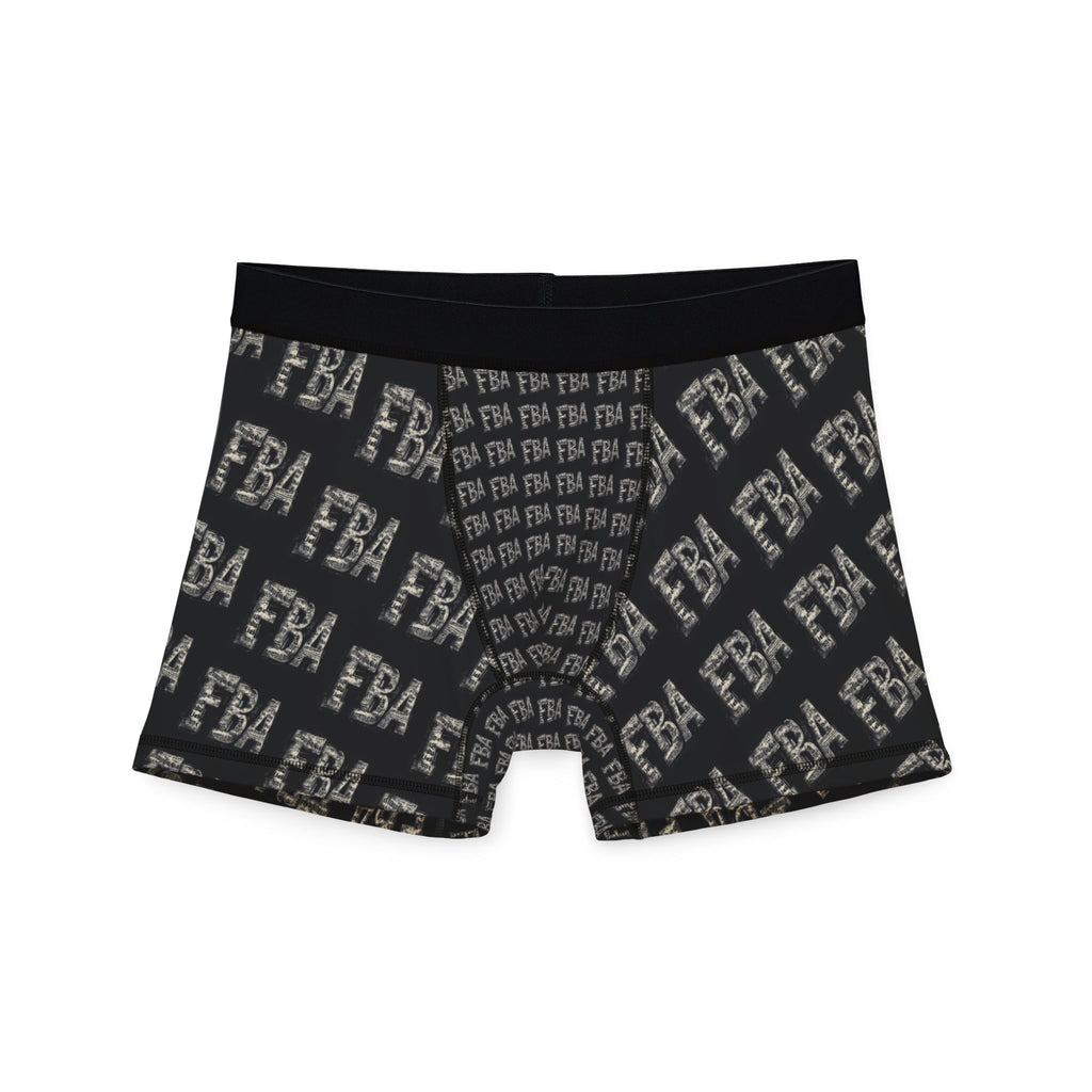 FBA- Logo Men’s Boxer Briefs — All-Over Print Comfortable Underwear
