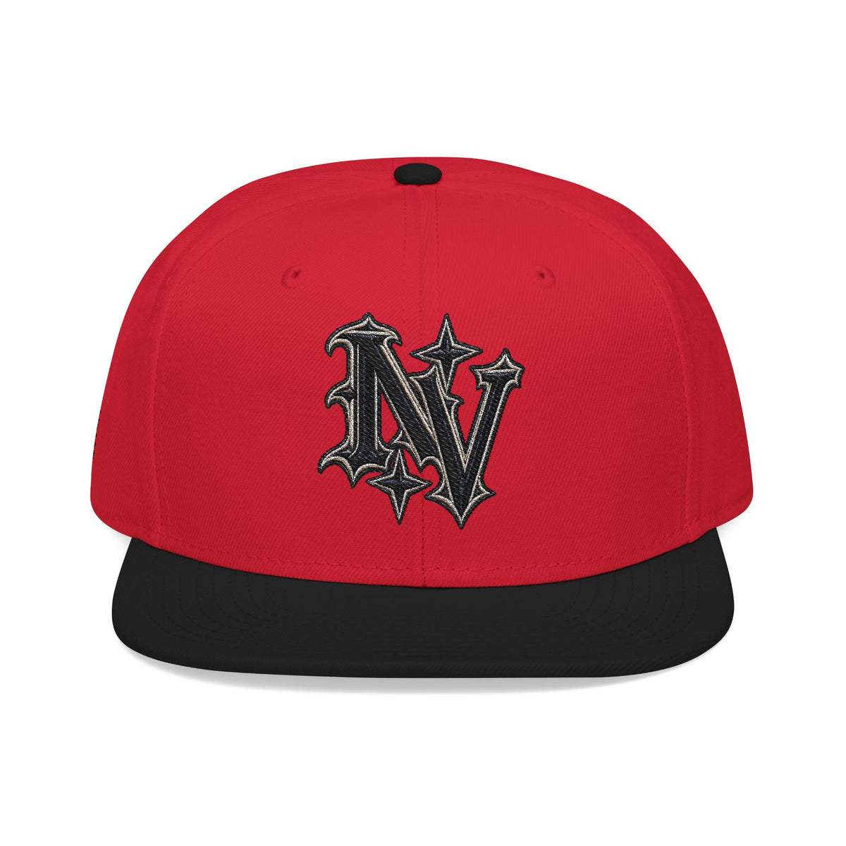 Hat-Embroidered V Diamond Snapback Hat — Streetwear Baseball Cap