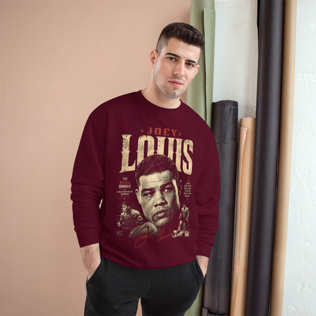Retro Champion Tribute- Vintage Boxing Legend Graphic Crewneck