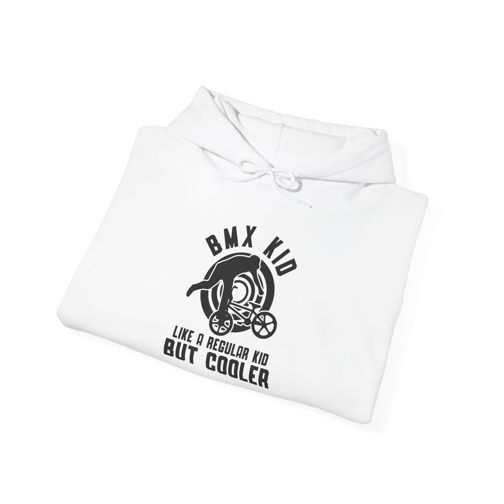 Rad-BMX Kid Hoodie — "Like a Regular Kid But Cooler" Youth BMX Pullover