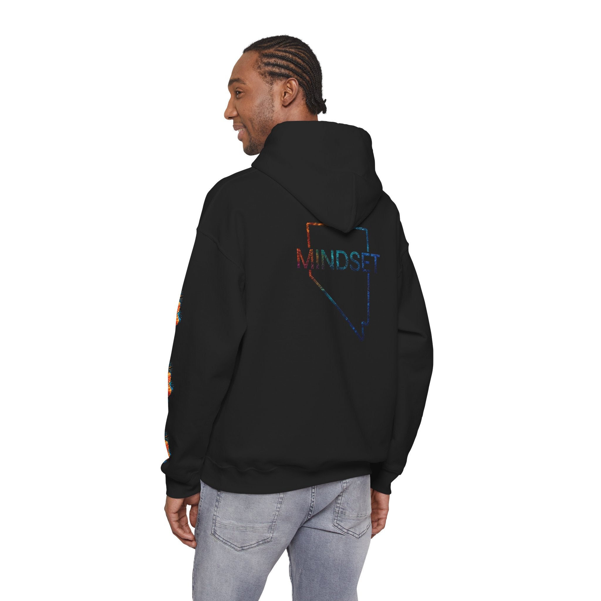 Tiff-Mindset Nevada Floral Hoodie — ‘Dream Believe’ Graphic Pullover