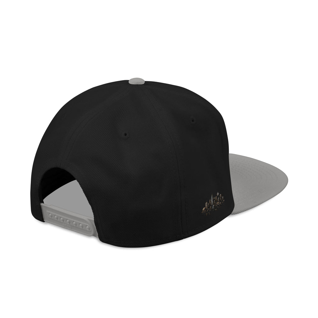 Hat-Embroidered 'Verité' Snapback Hat – Gold Sparkle Logo