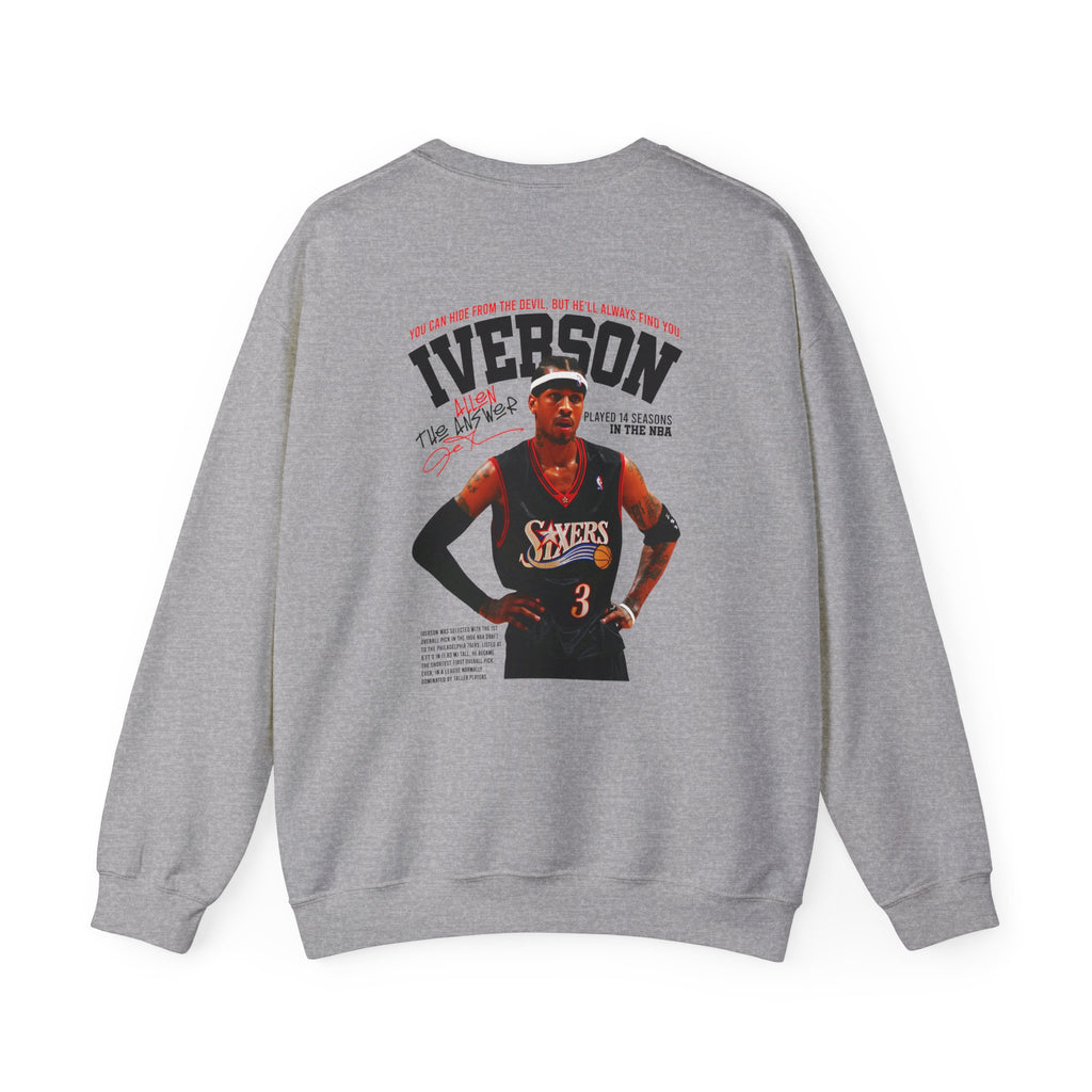 Retro-Allen Iverson Retro Crewneck Sweatshirt
