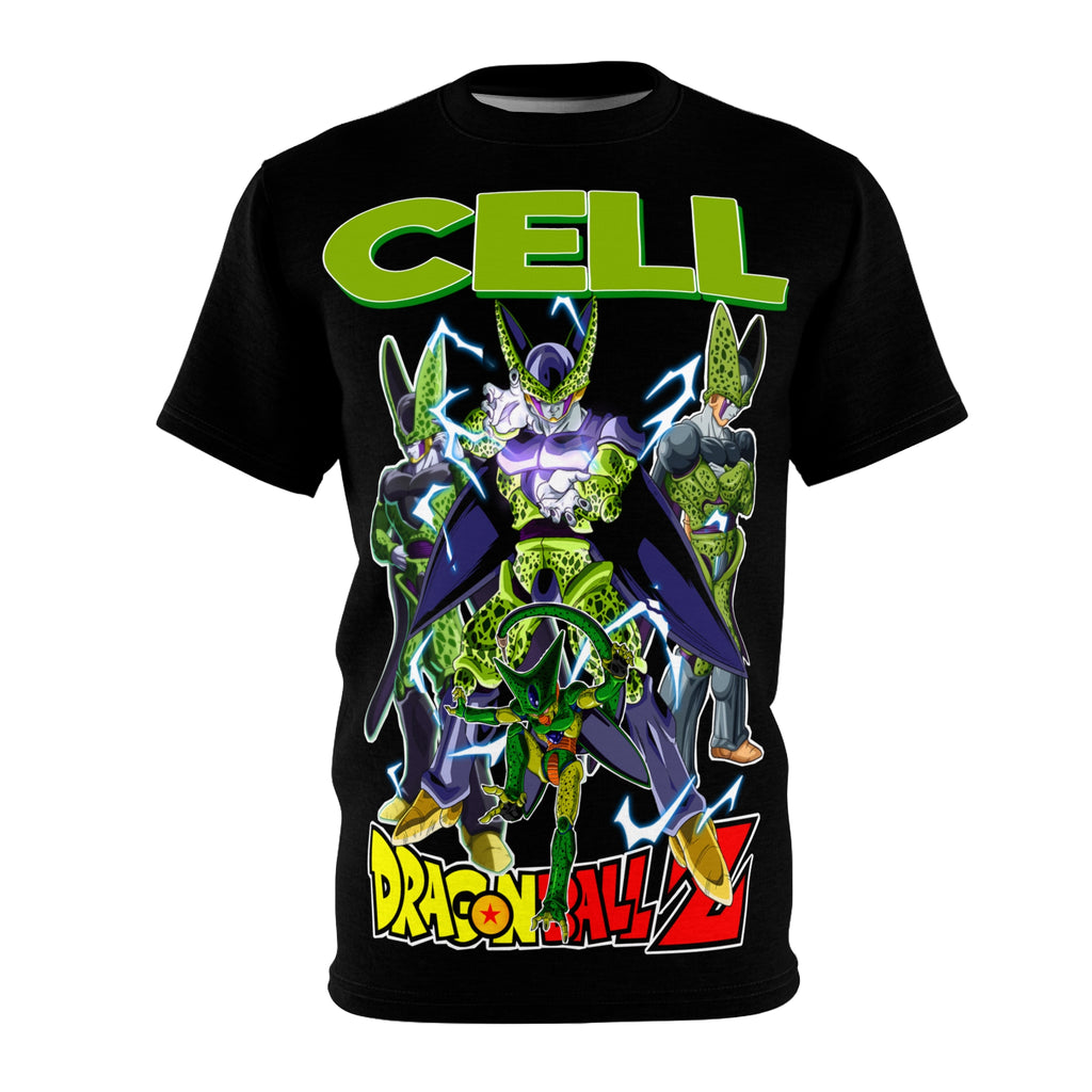 Dragon-Cell Graphic Tee — Anime Villain All-Over Print