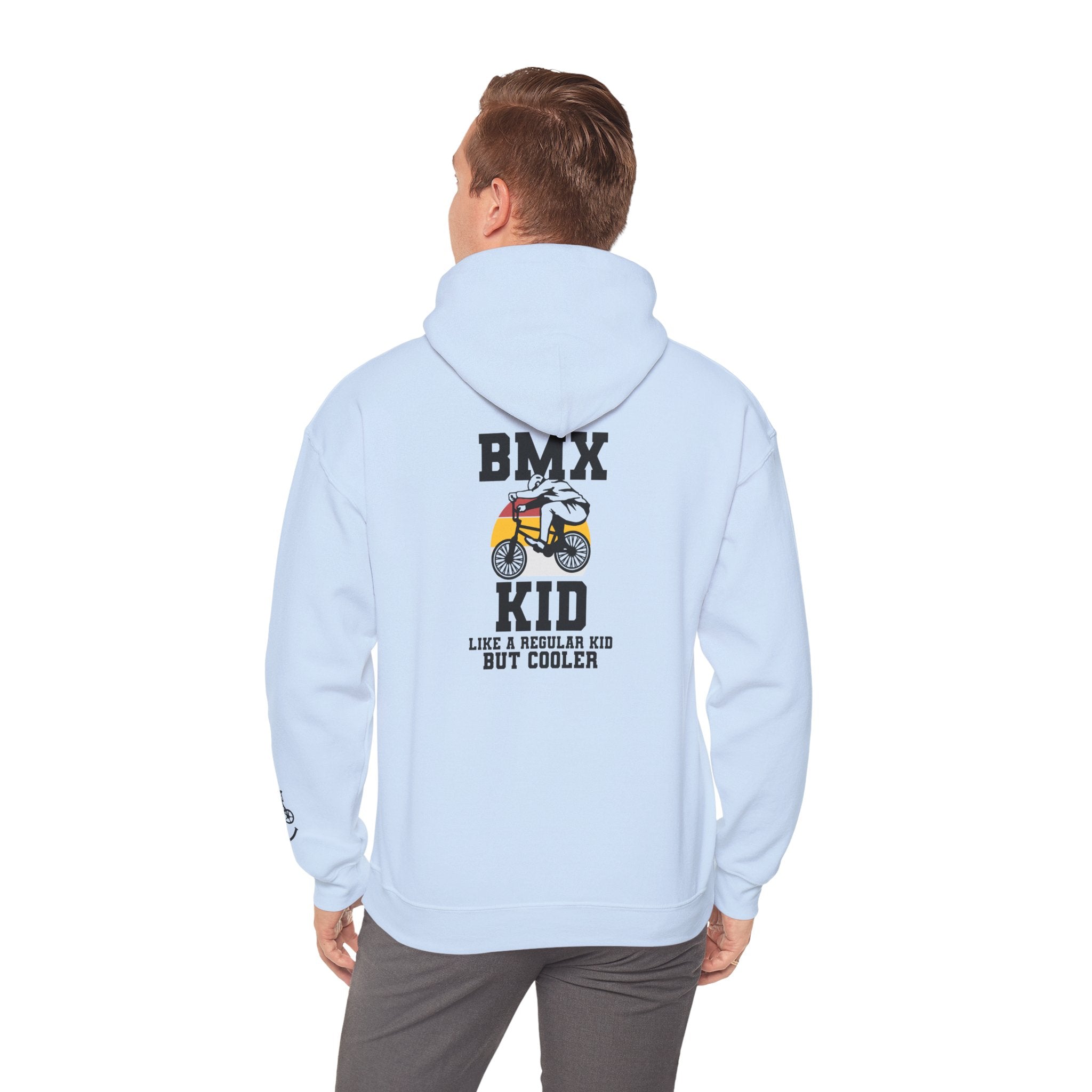 Rad-BMX Kid Hoodie — "Like a Regular Kid But Cooler" Youth BMX Pullover