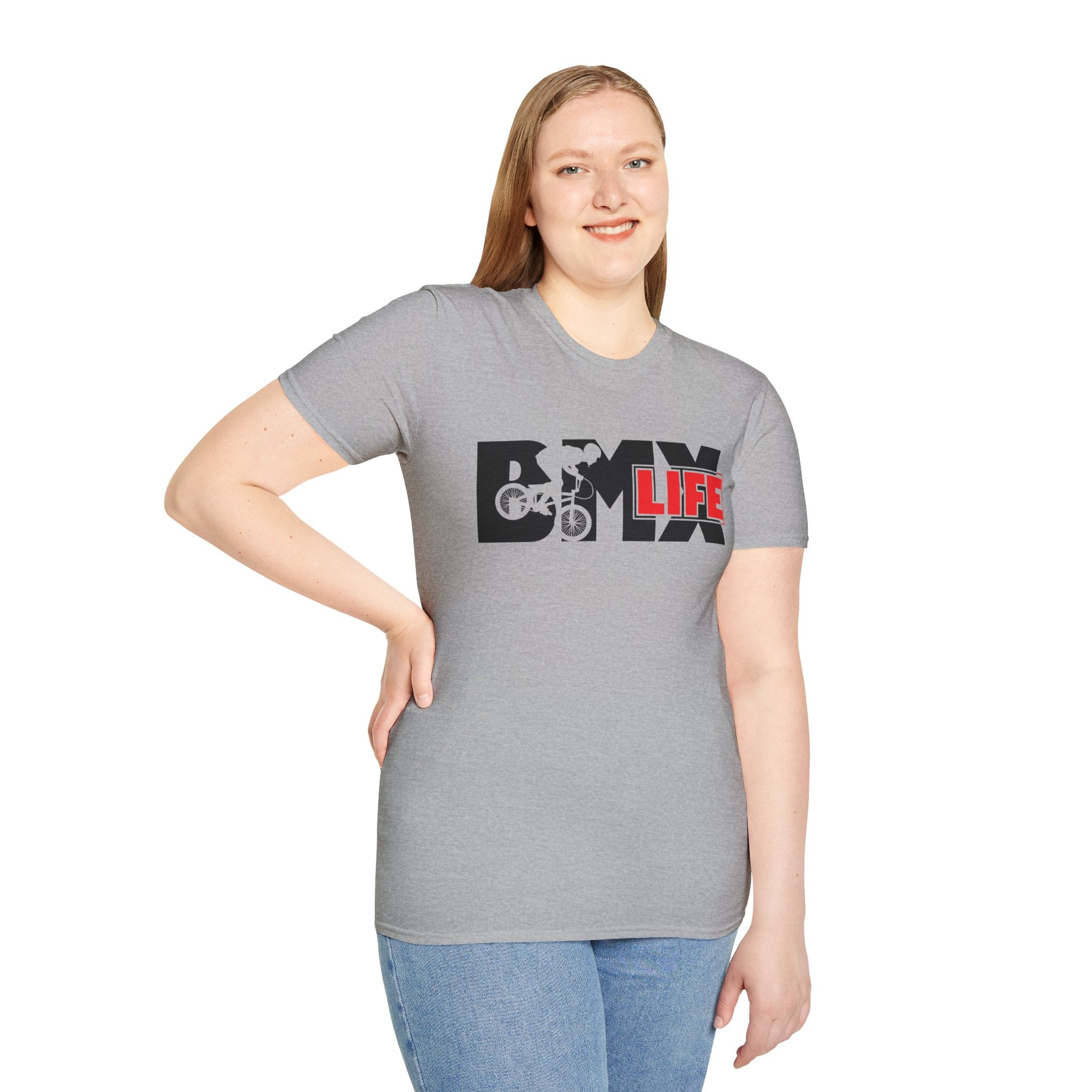 Rad- Life T-Shirt — Motocross Rider Tee with Back Number 33