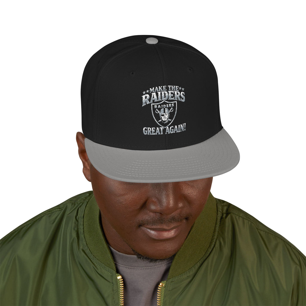 Hat — Bold Streetwear Cap with Rhinestone Accent
