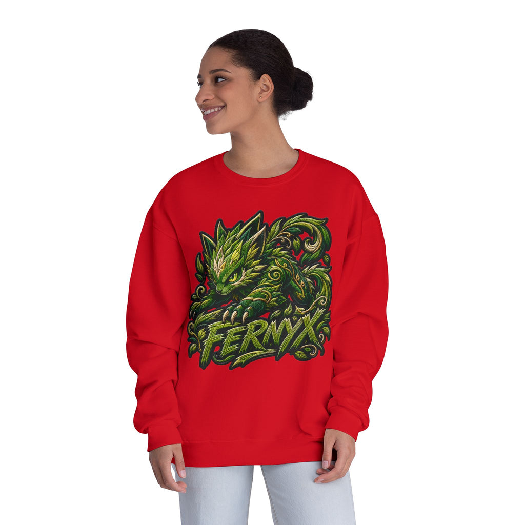 Shadow- "FERNYX" Green Graffiti Crewneck