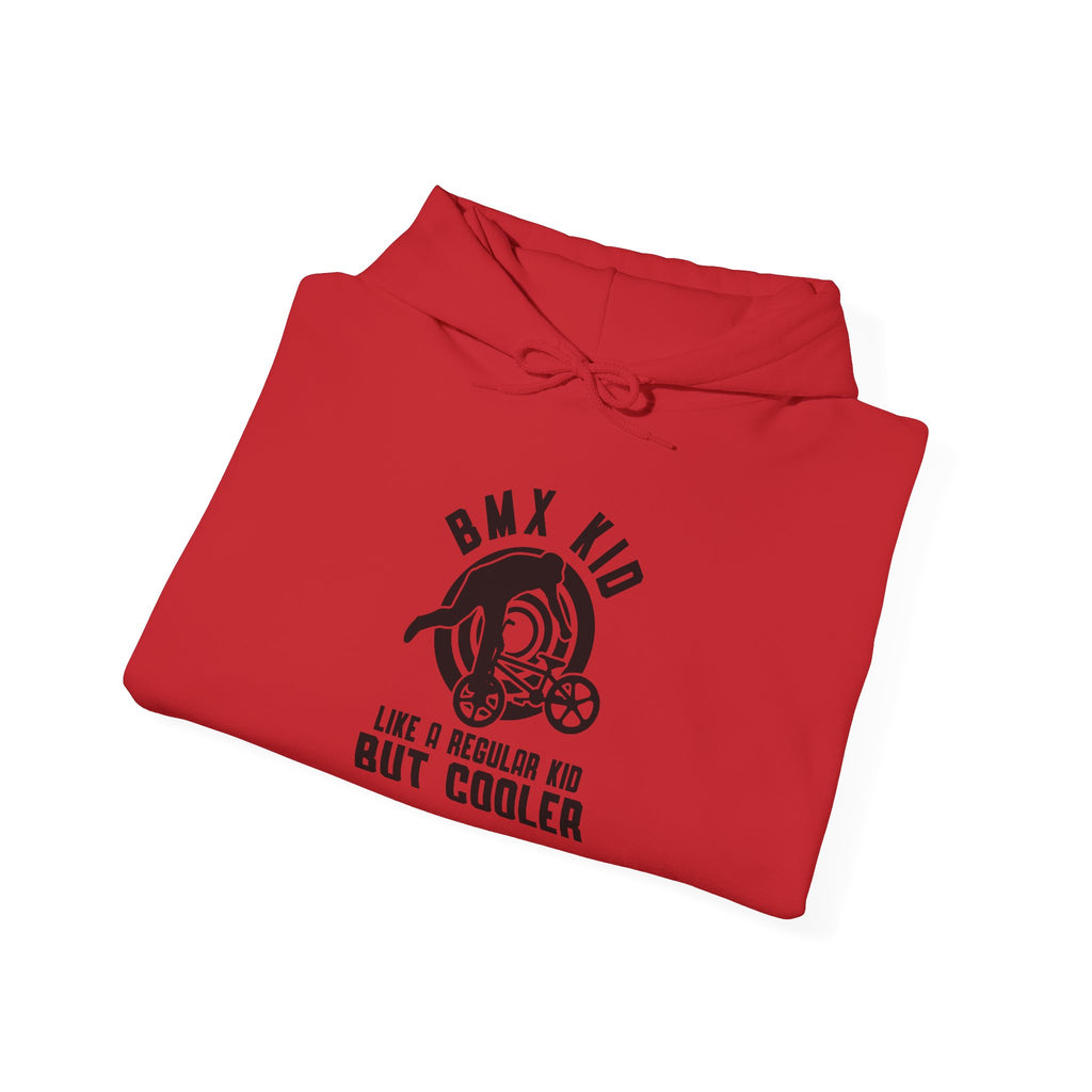 Rad-BMX Kid Hoodie — "Like a Regular Kid But Cooler" Youth BMX Pullover