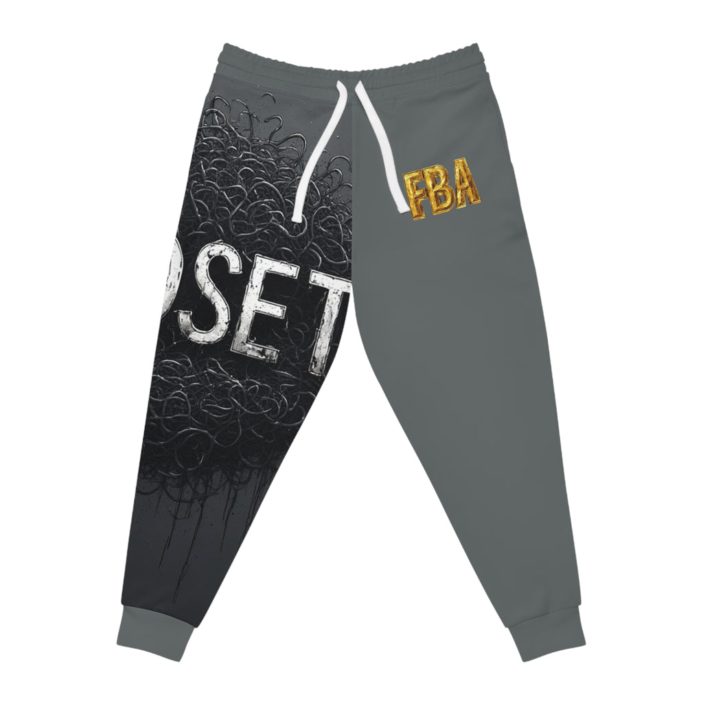 Mindset- Motivational 'Mindset Reset' Athletic Joggers — Graphic AOP Casual Sweatpants