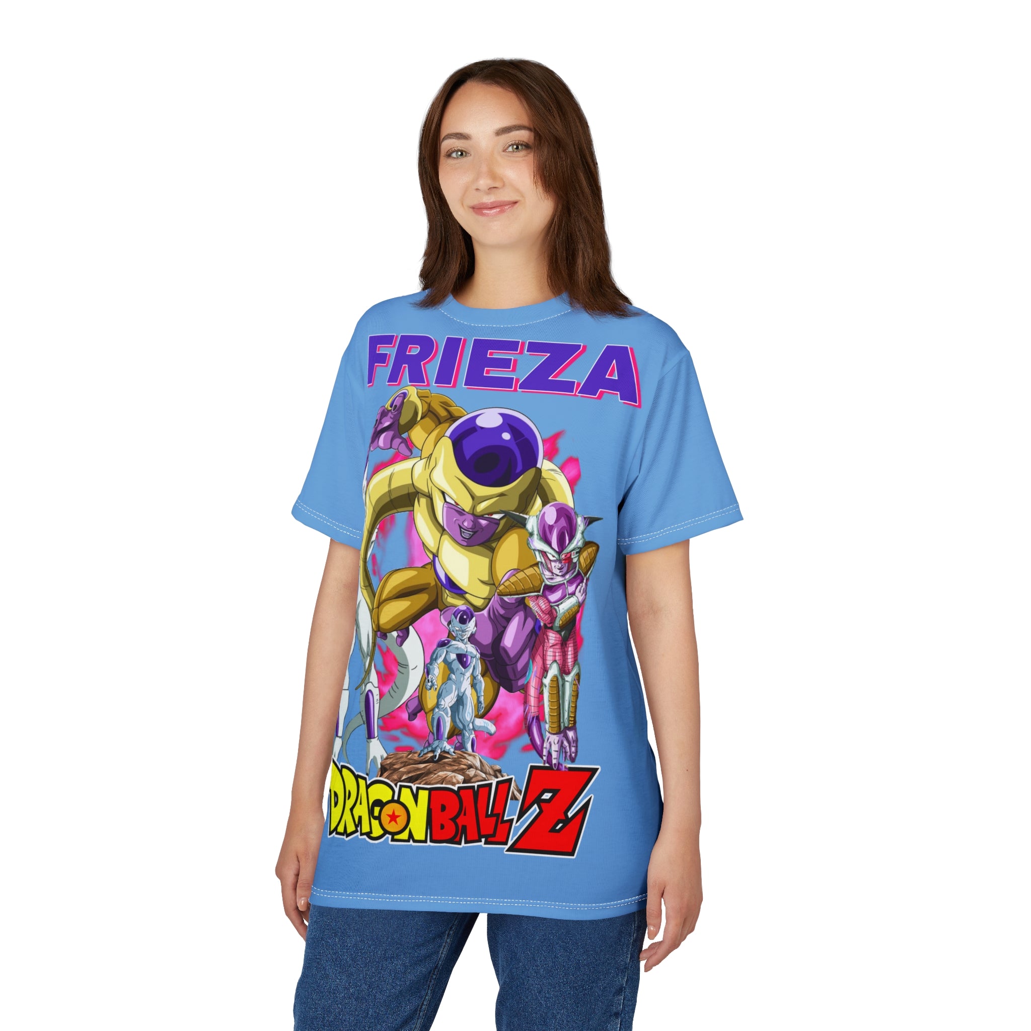Dragon-Frieza Dragon Ball Z Graphic Tee — Anime Villain All-Over Print T-Shirt