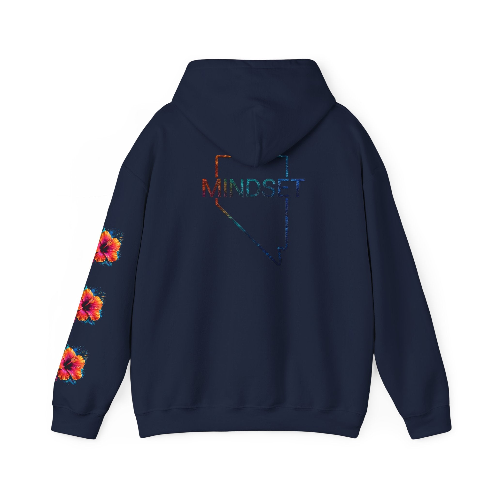 Tiff-Mindset Nevada Floral Hoodie — ‘Dream Believe’ Graphic Pullover