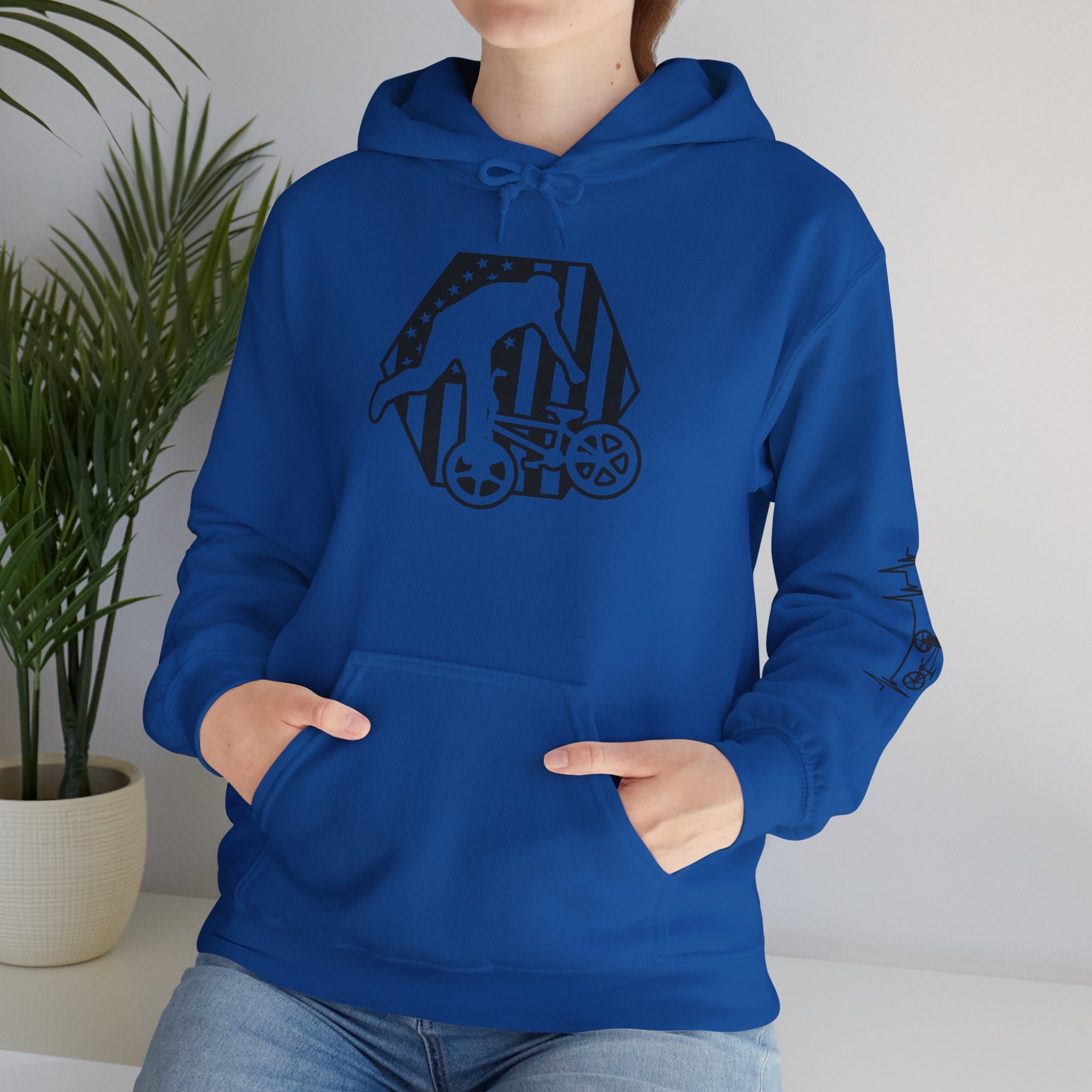 Rad-BMX Is Importanter Hoodie — Funny BMX Rider Sweatshirt