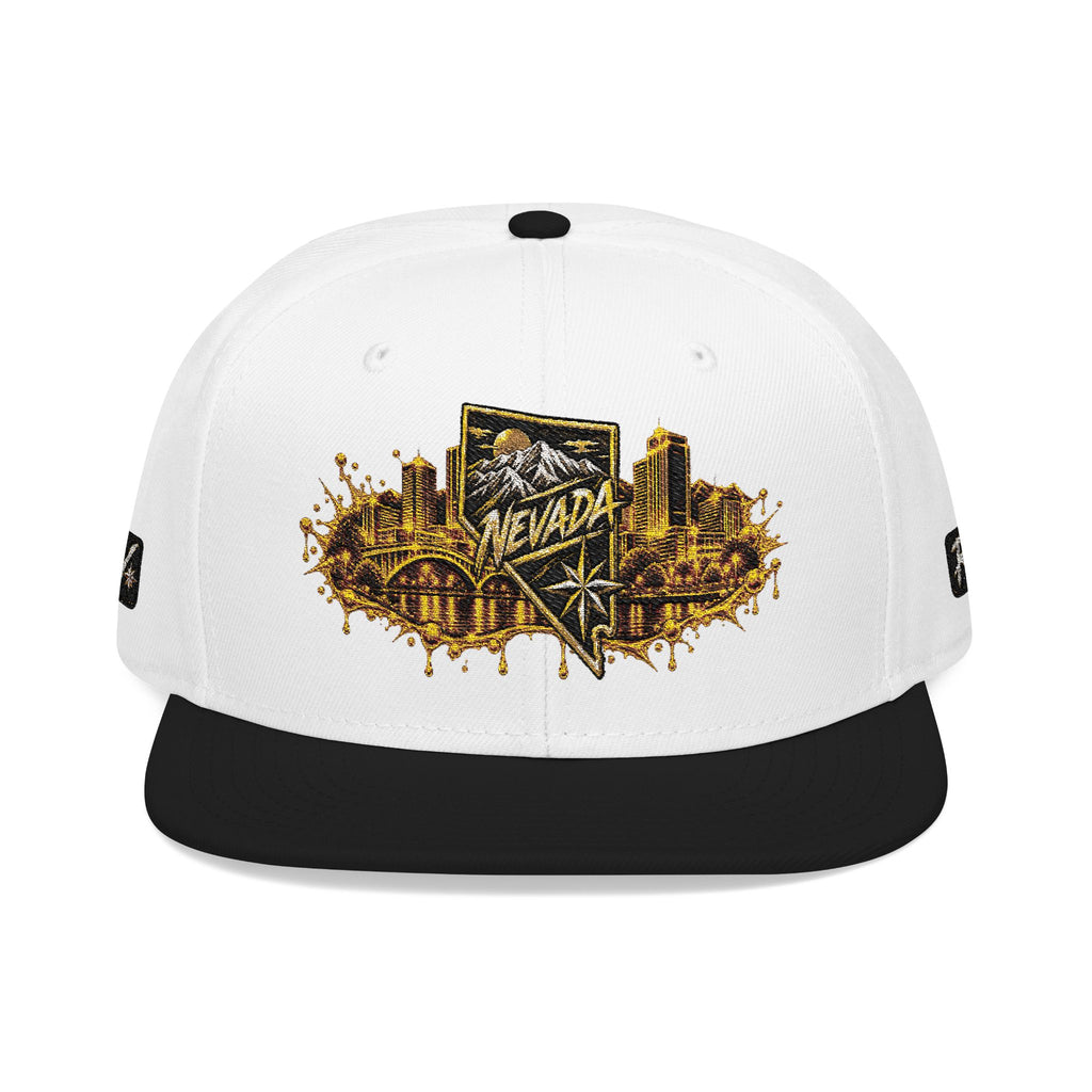 Hat-Embroidered City Gold Snapback Hat