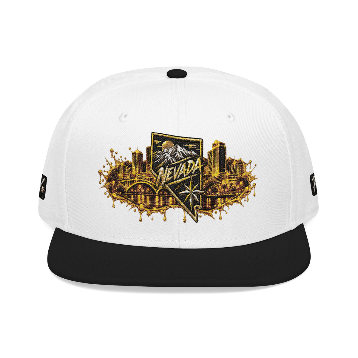 Hat-Embroidered City Gold Snapback Hat