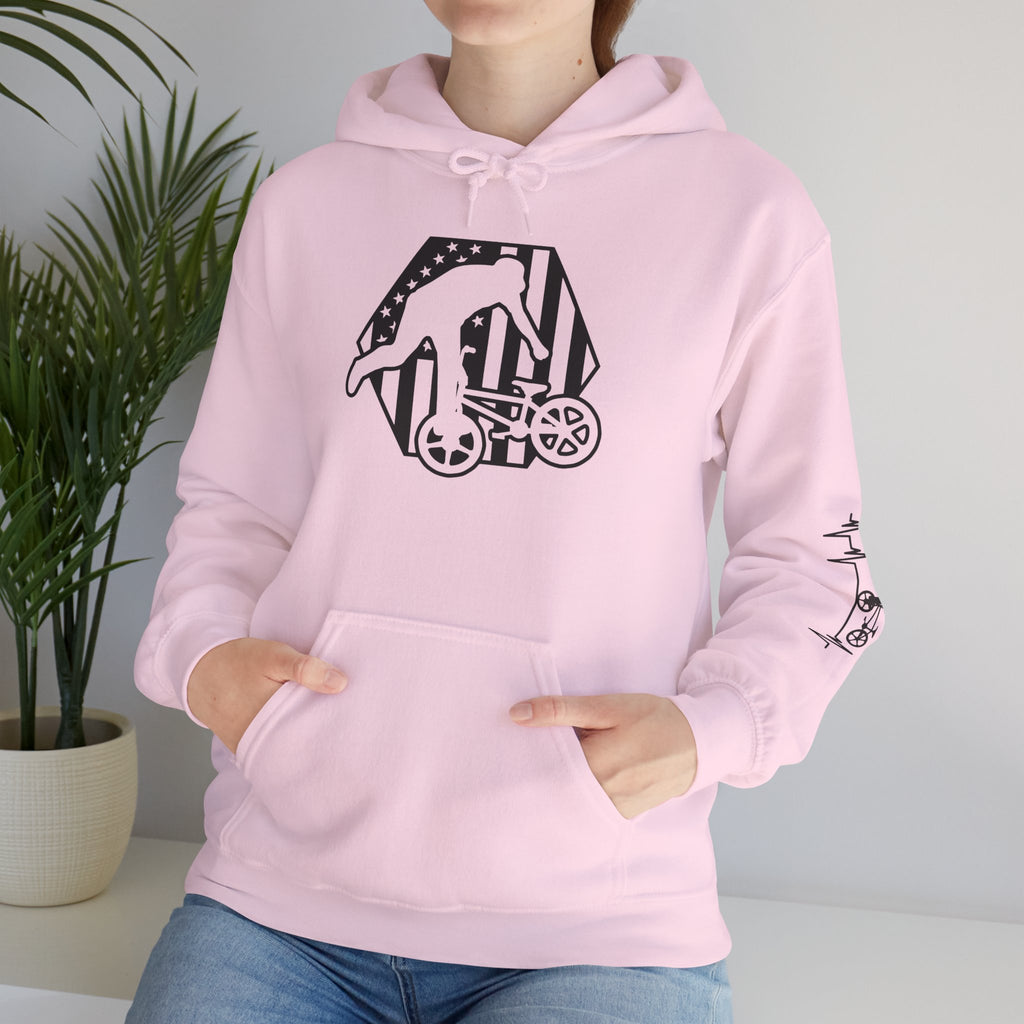 Rad-BMX Is Importanter Hoodie — Funny BMX Rider Sweatshirt