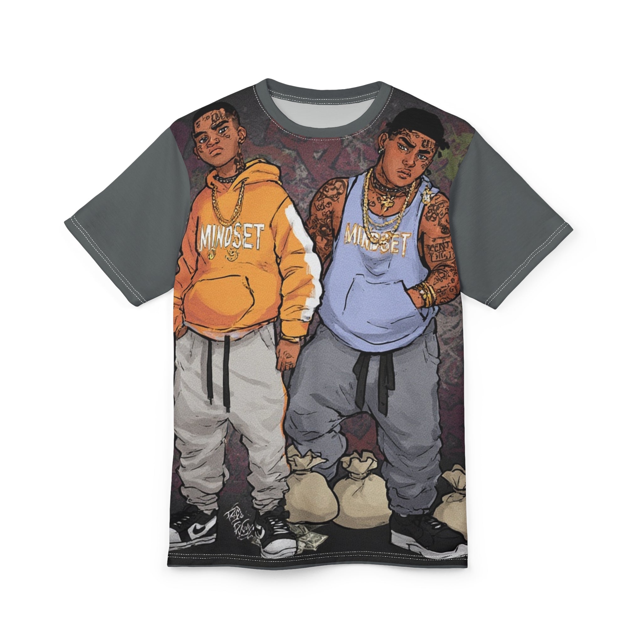 Mindset- Streetwear Tee — Urban Duo Graphic (Mindset Hoodies)