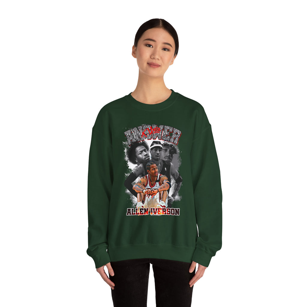 Retro-Allen Iverson Retro Crewneck Sweatshirt