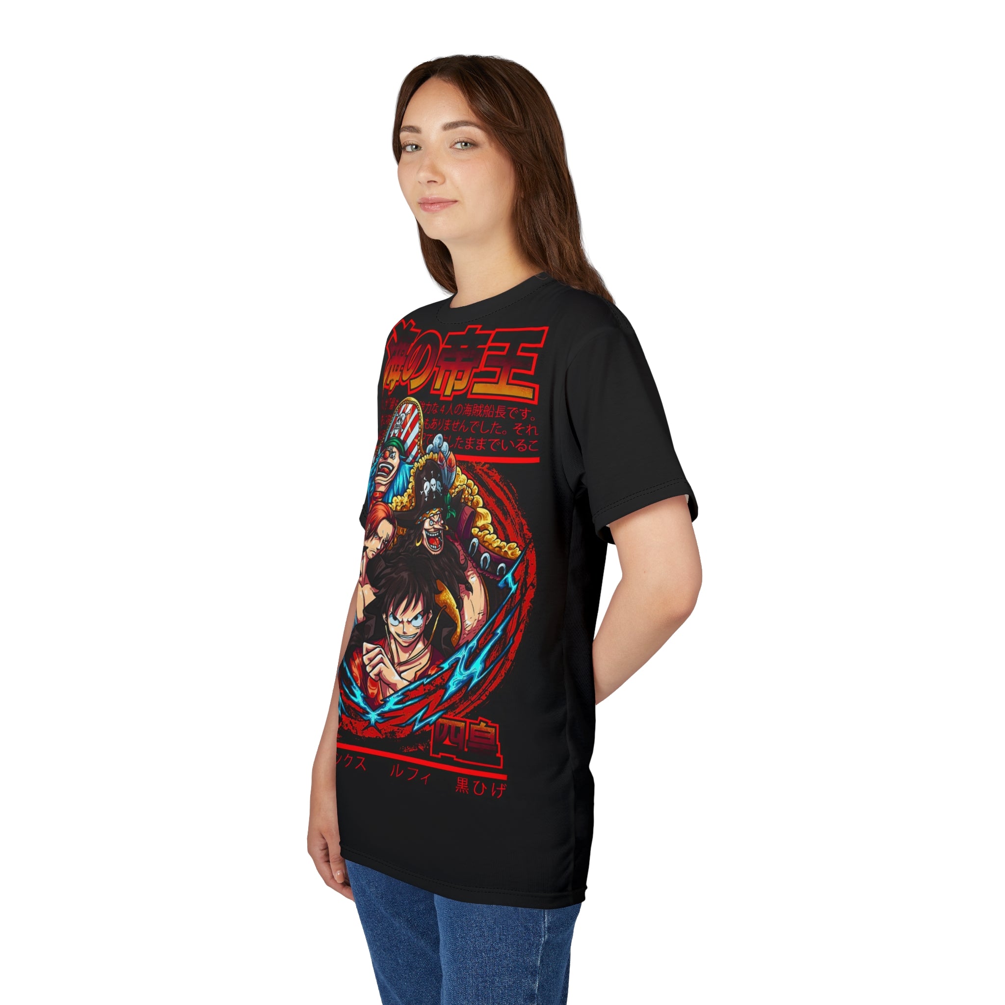 Anime- Pirate Crew Graphic Tee — Manga Style T-Shirt