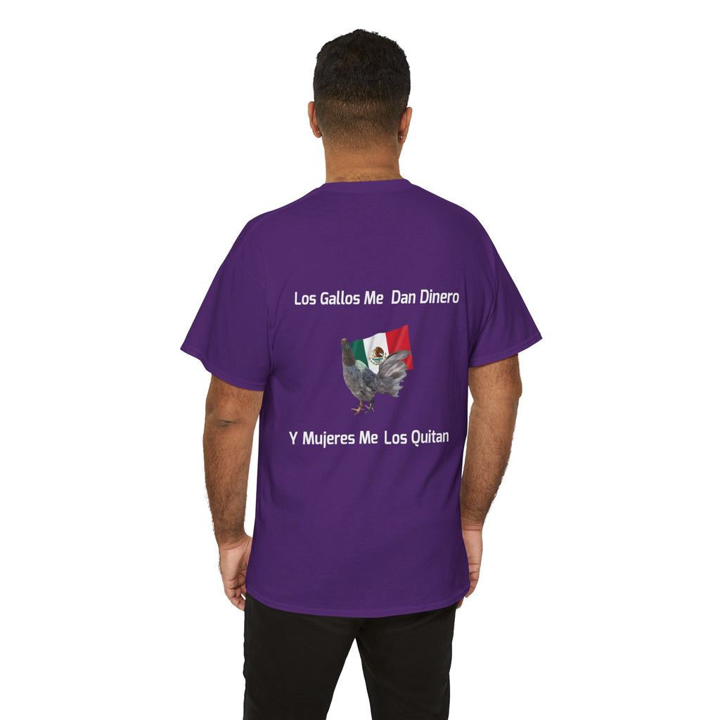 Henny-Gamefowl Tee — "Dro's Henny's Gamefarm" Mexican Flag Rooster Shirt