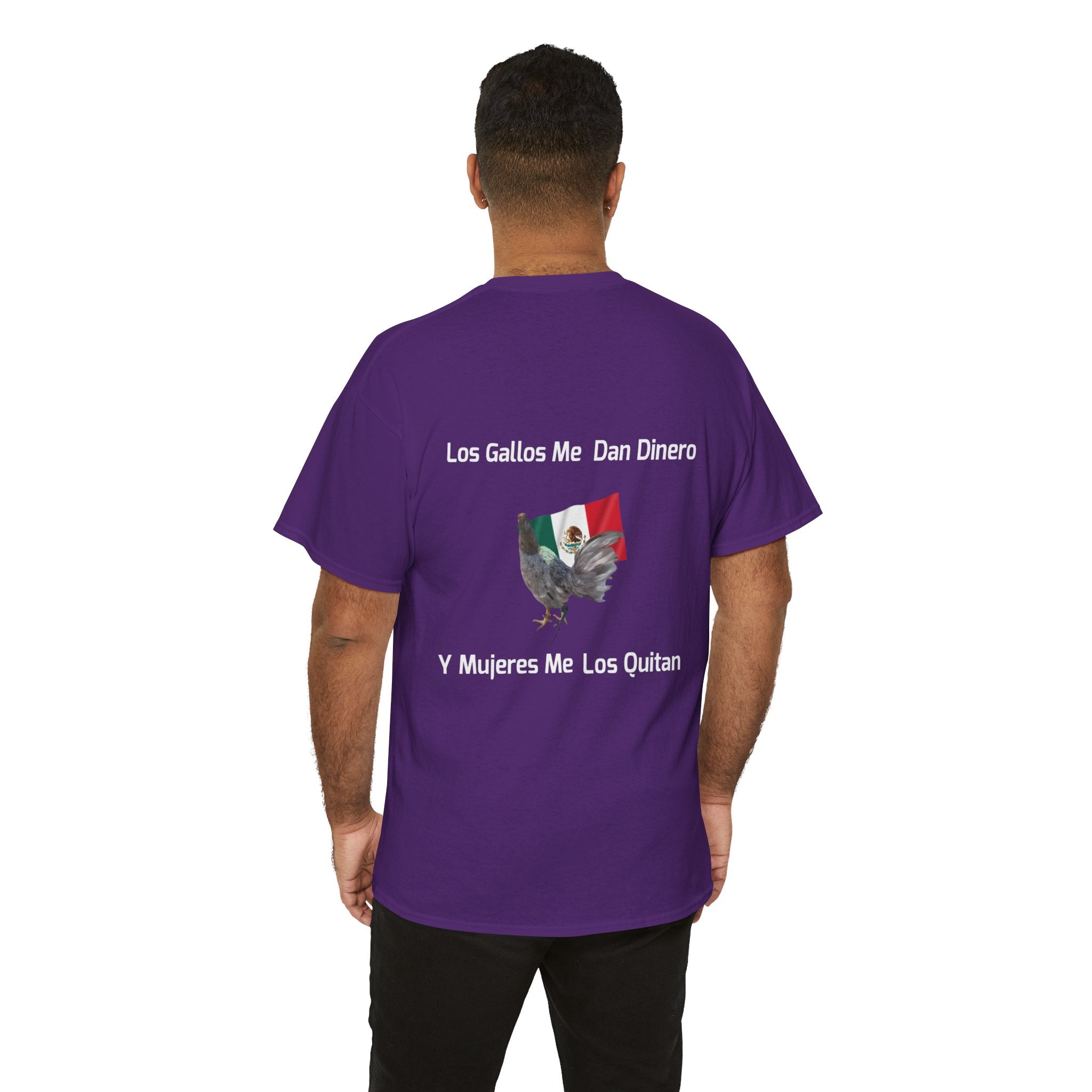 Henny-Gamefowl Tee — "Dro's Henny's Gamefarm" Mexican Flag Rooster Shirt