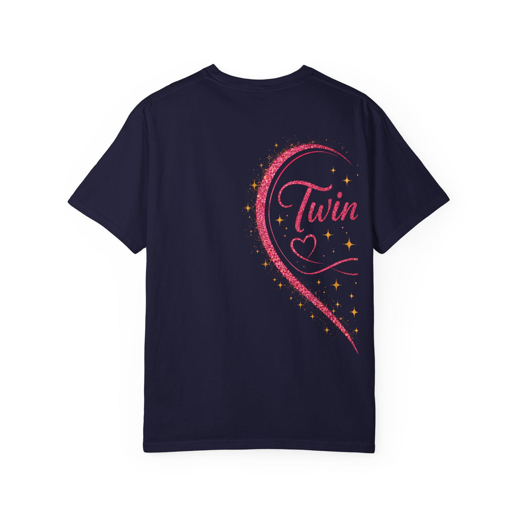 Tiff-Twin Sisters T-Shirt – “Two Hearts One Unbreakable Bond” Graphic Tee