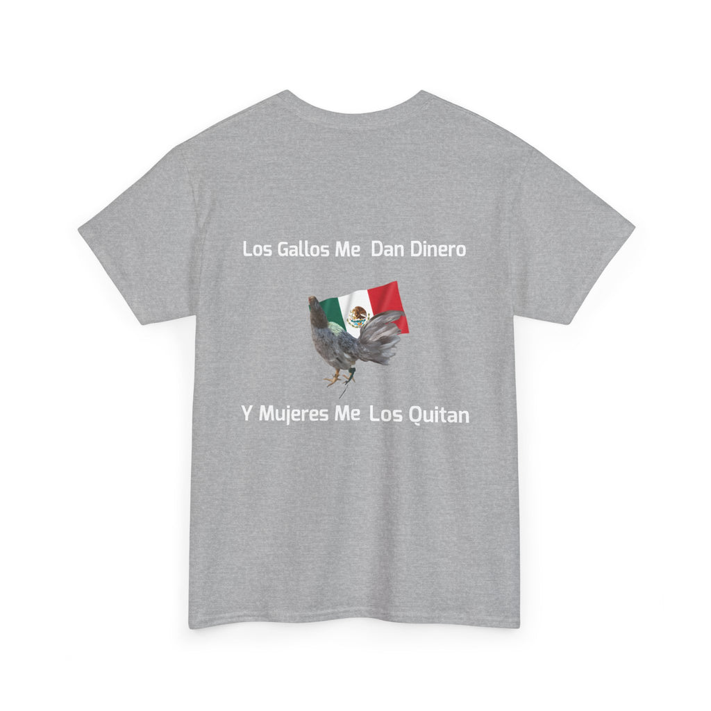 Henny-Gamefowl Tee — "Dro's Henny's Gamefarm" Mexican Flag Rooster Shirt
