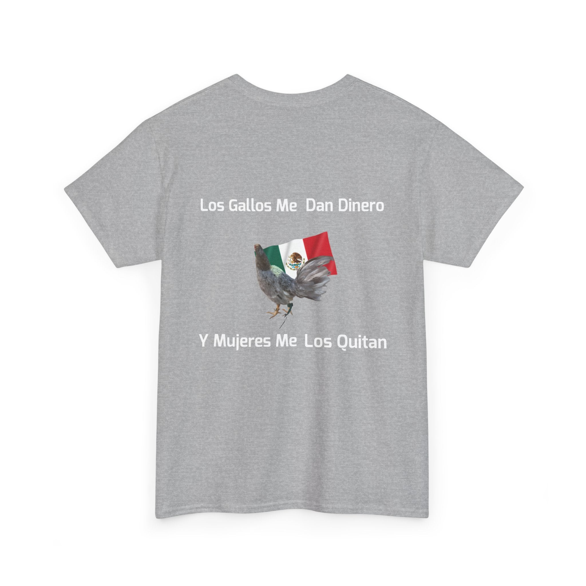 Henny-Gamefowl Tee — "Dro's Henny's Gamefarm" Mexican Flag Rooster Shirt