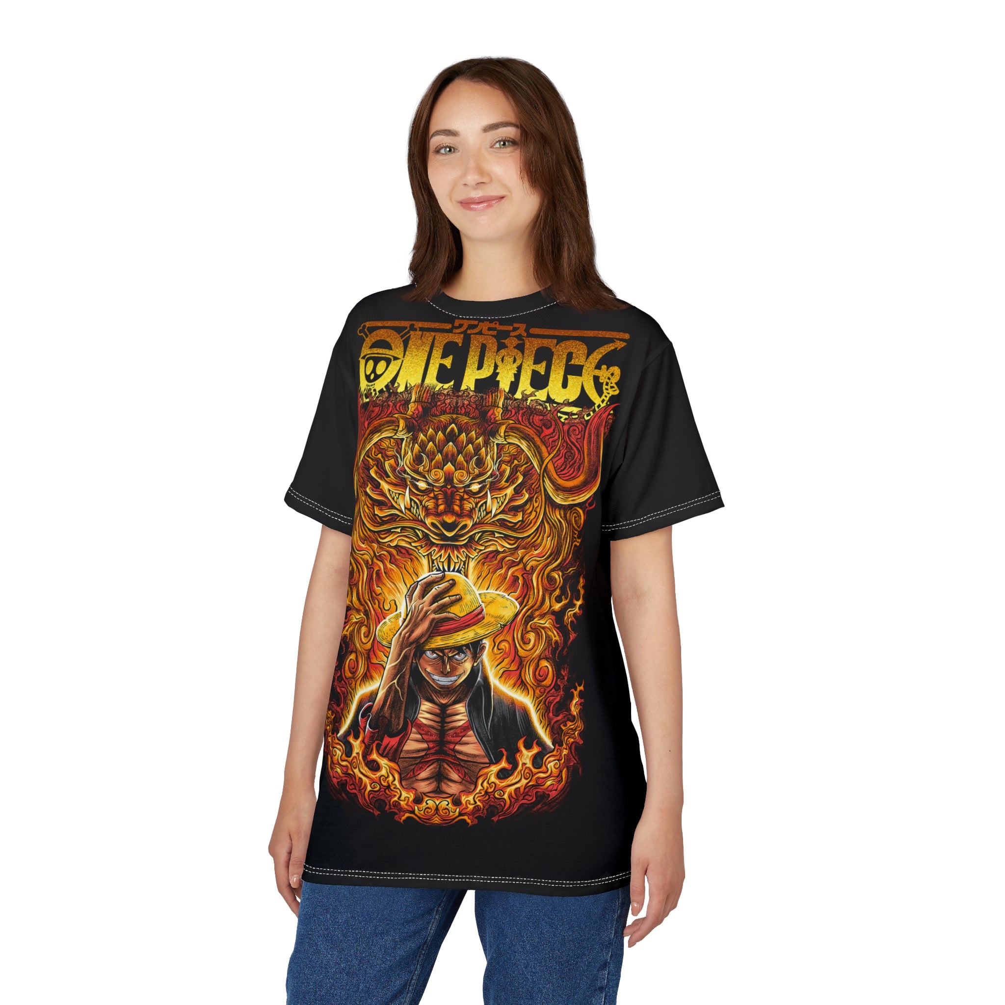 Anime- Dragon Fire Graphic Tee