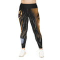 Leggings — Bold Lion & Dreadlocks Portrait All-Over Print