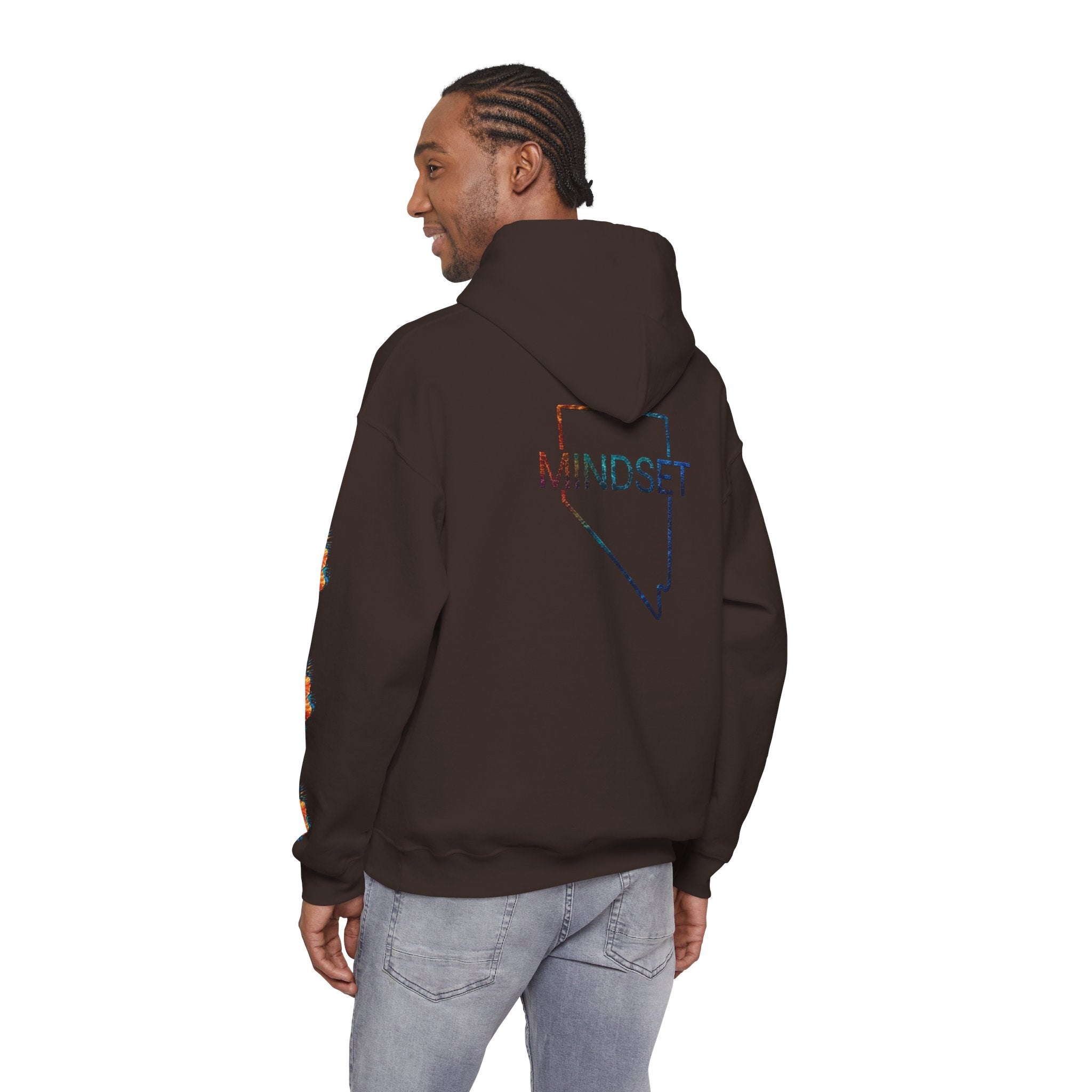 Tiff-Mindset Nevada Floral Hoodie — ‘Dream Believe’ Graphic Pullover