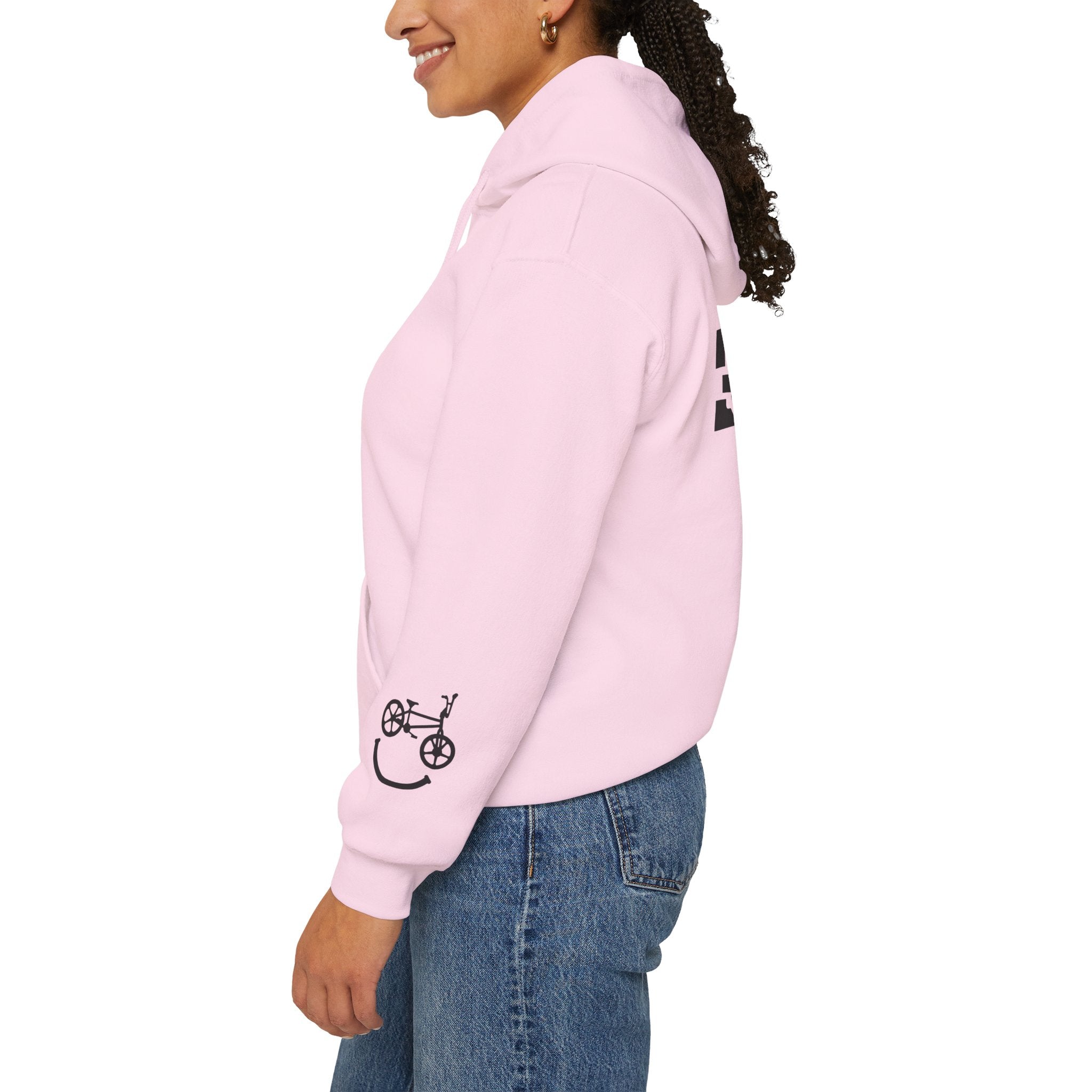 Rad-Biker American Flag Hoodie — 'Is My Bike Okay?' Graphic Hooded Sweatshirt