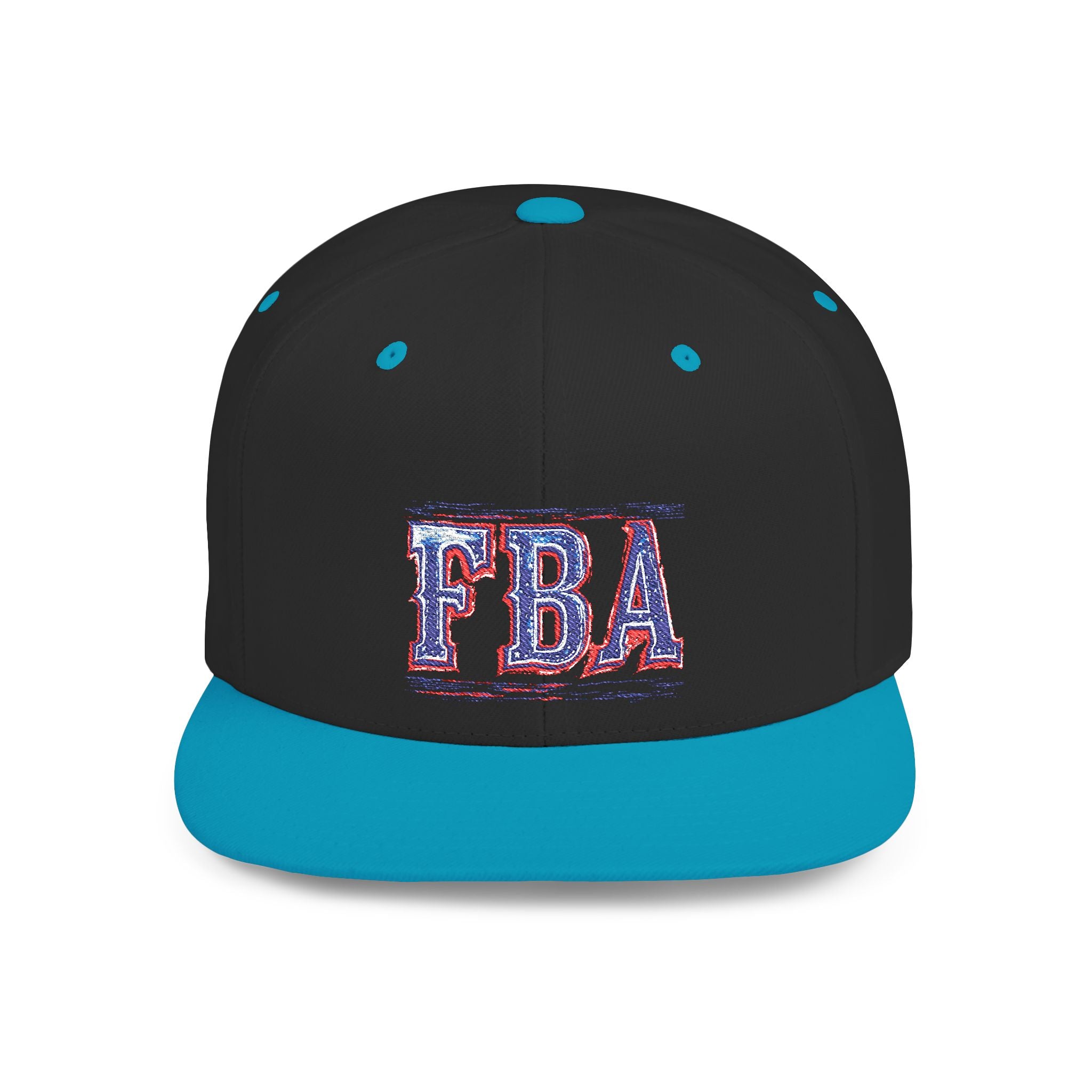 FBA- Distressed Patch Snapback Hat