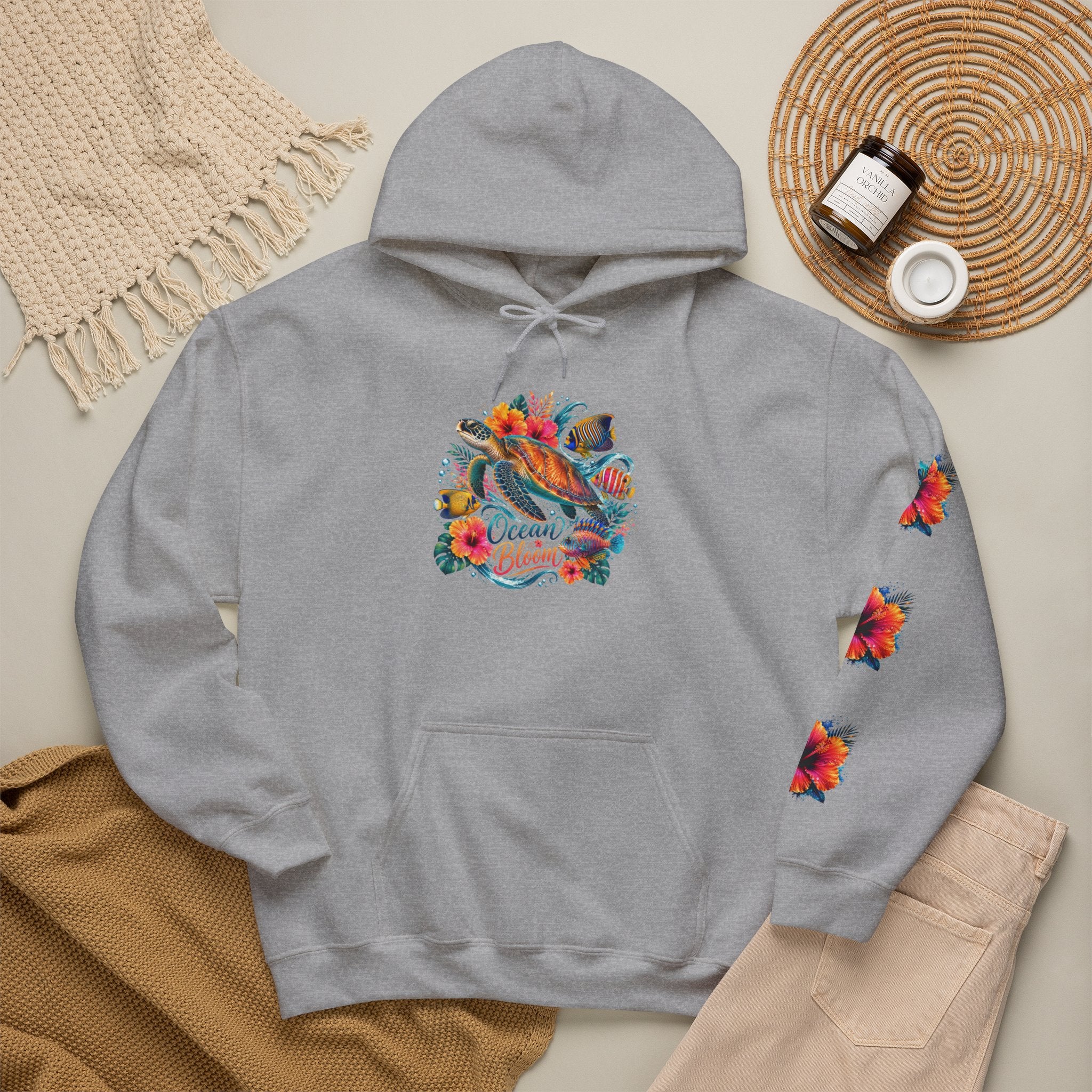 Tiff-Mindset Nevada Floral Hoodie — ‘Dream Believe’ Graphic Pullover