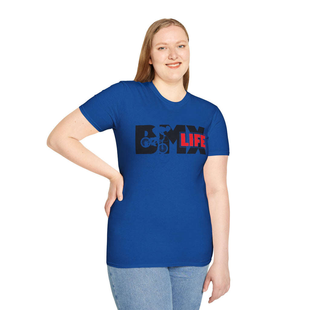 Rad- Life T-Shirt — Motocross Rider Tee with Back Number 33