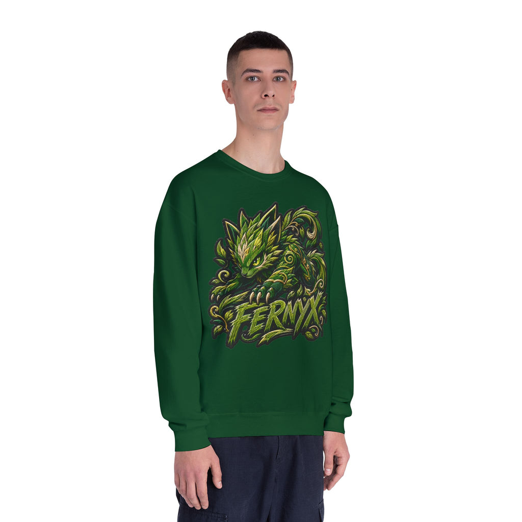 Shadow- "FERNYX" Green Graffiti Crewneck