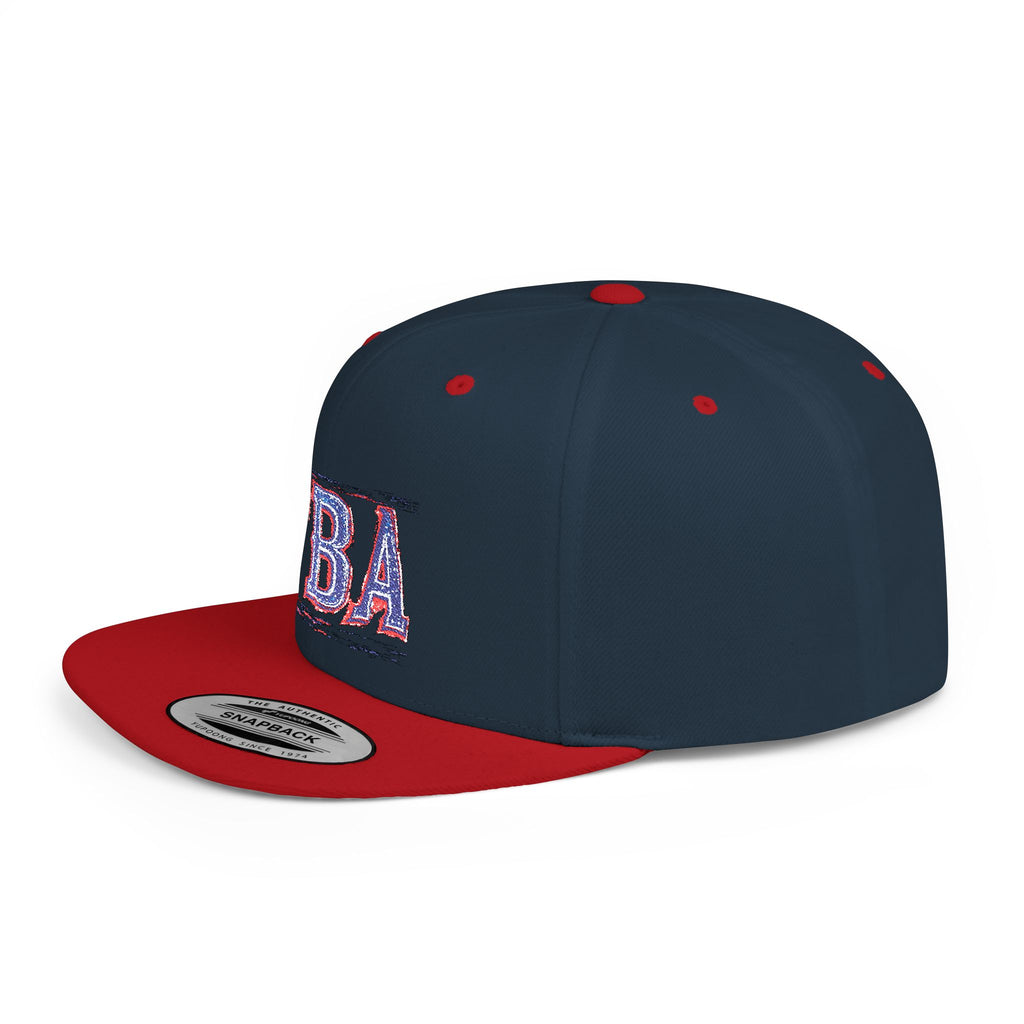 FBA- Distressed Patch Snapback Hat