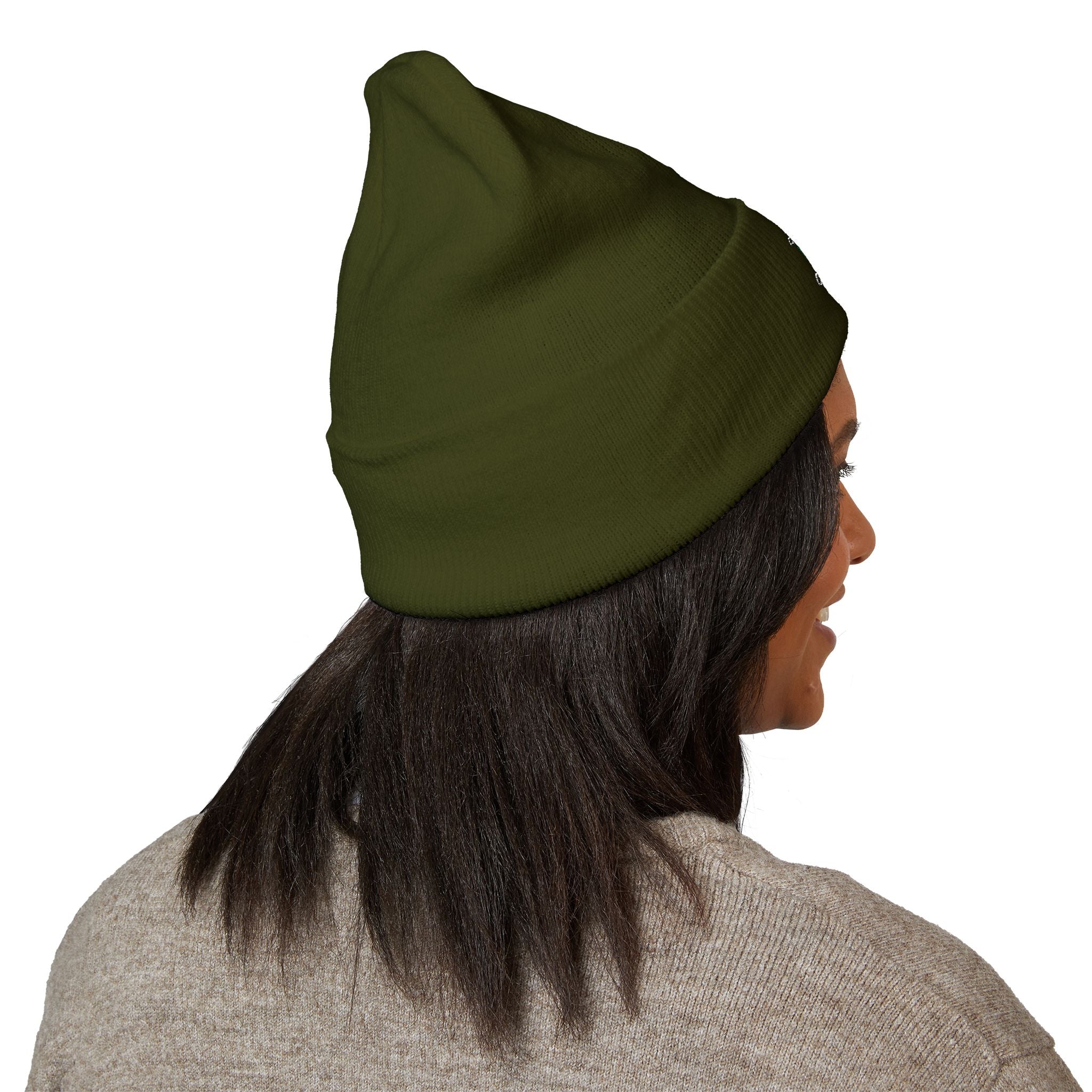 Henny-Embroidered "Fish & Friends Game Shack" Classic Cuffed Beanie — Winter Knit Hat