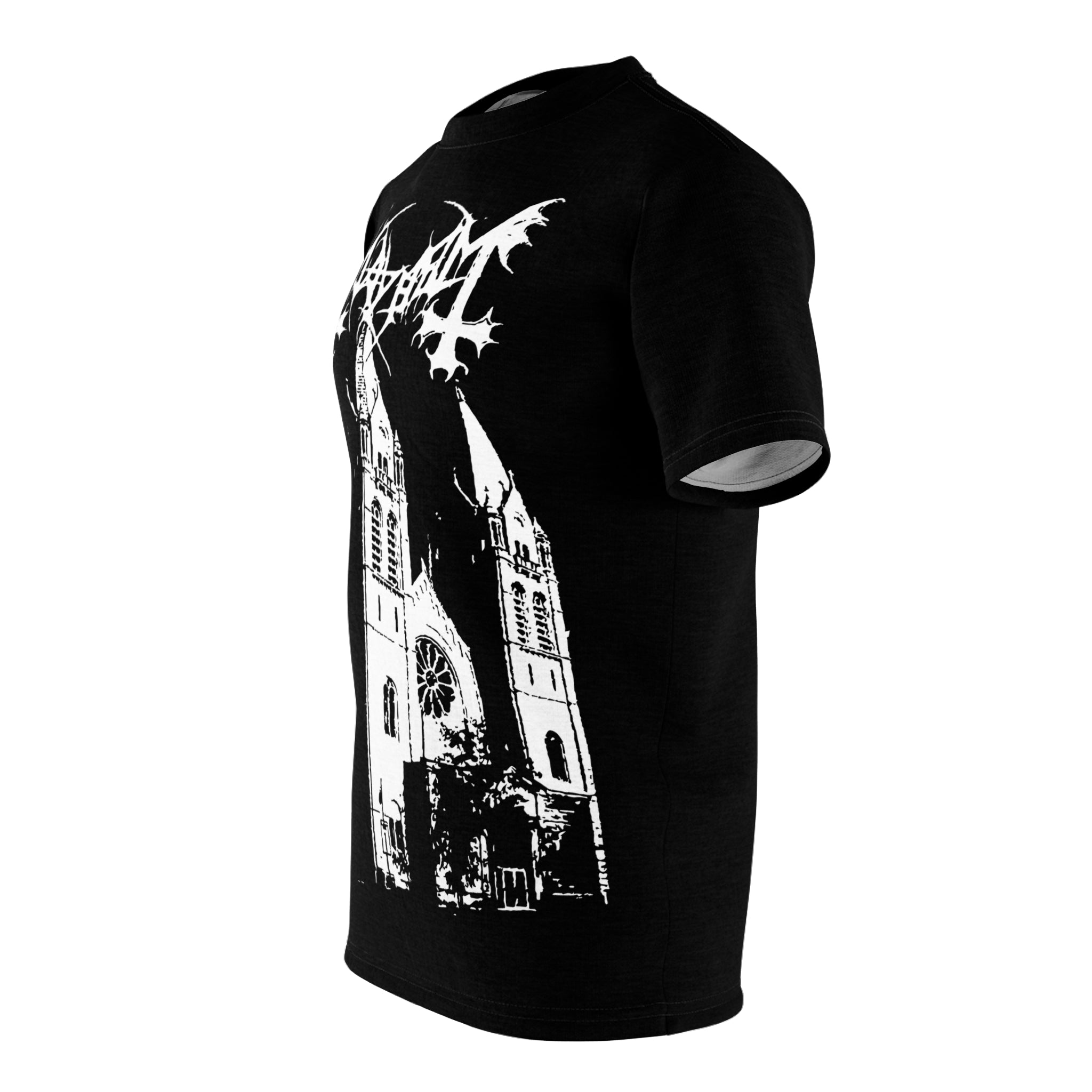 Metal- Mayhem Black Metal Church Graphic Tee