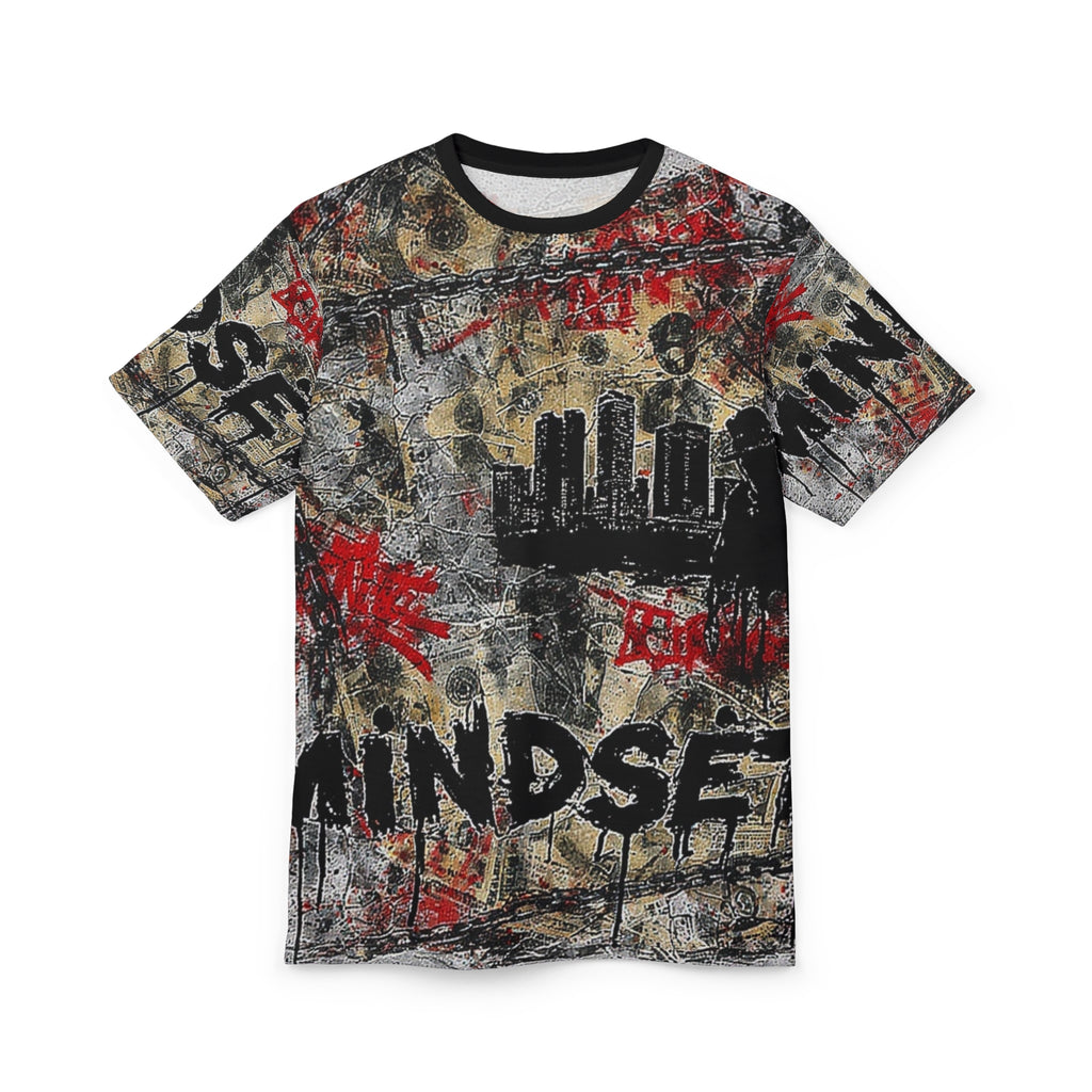 Mindset- Urban Graffiti Mindset Tee — All-Over Print Streetwear