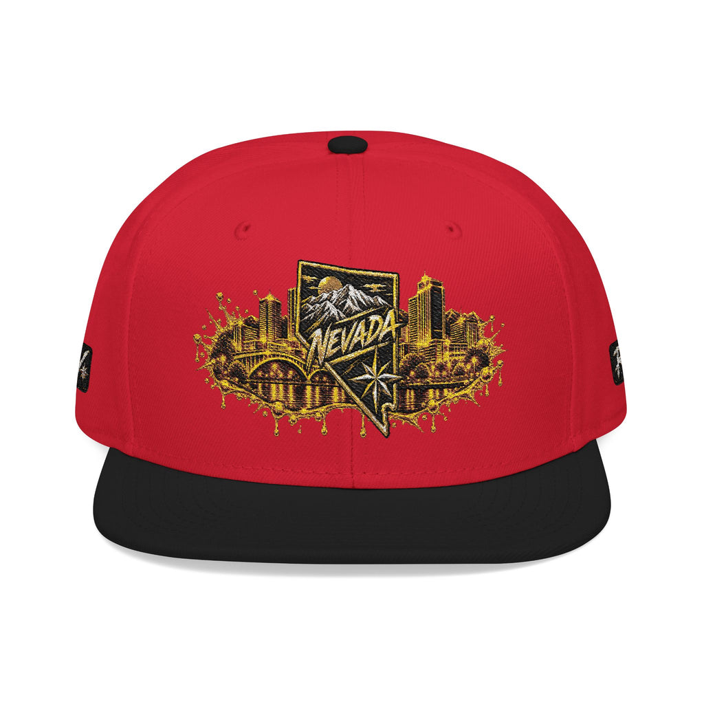 Hat-Embroidered City Gold Snapback Hat