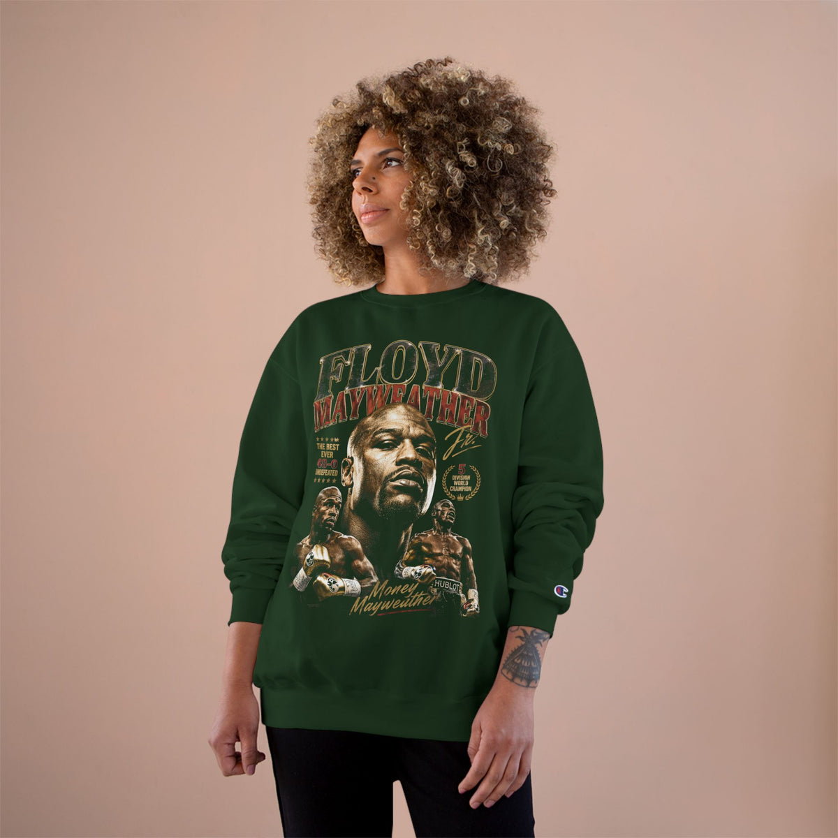 Retro Champion Tribute- Graphic Crewneck