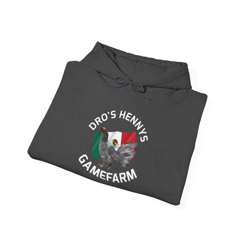 Henny-Gamefarm Hoodie — Dro's Kenny's Logo Sweatshirt (Mexican Flag)