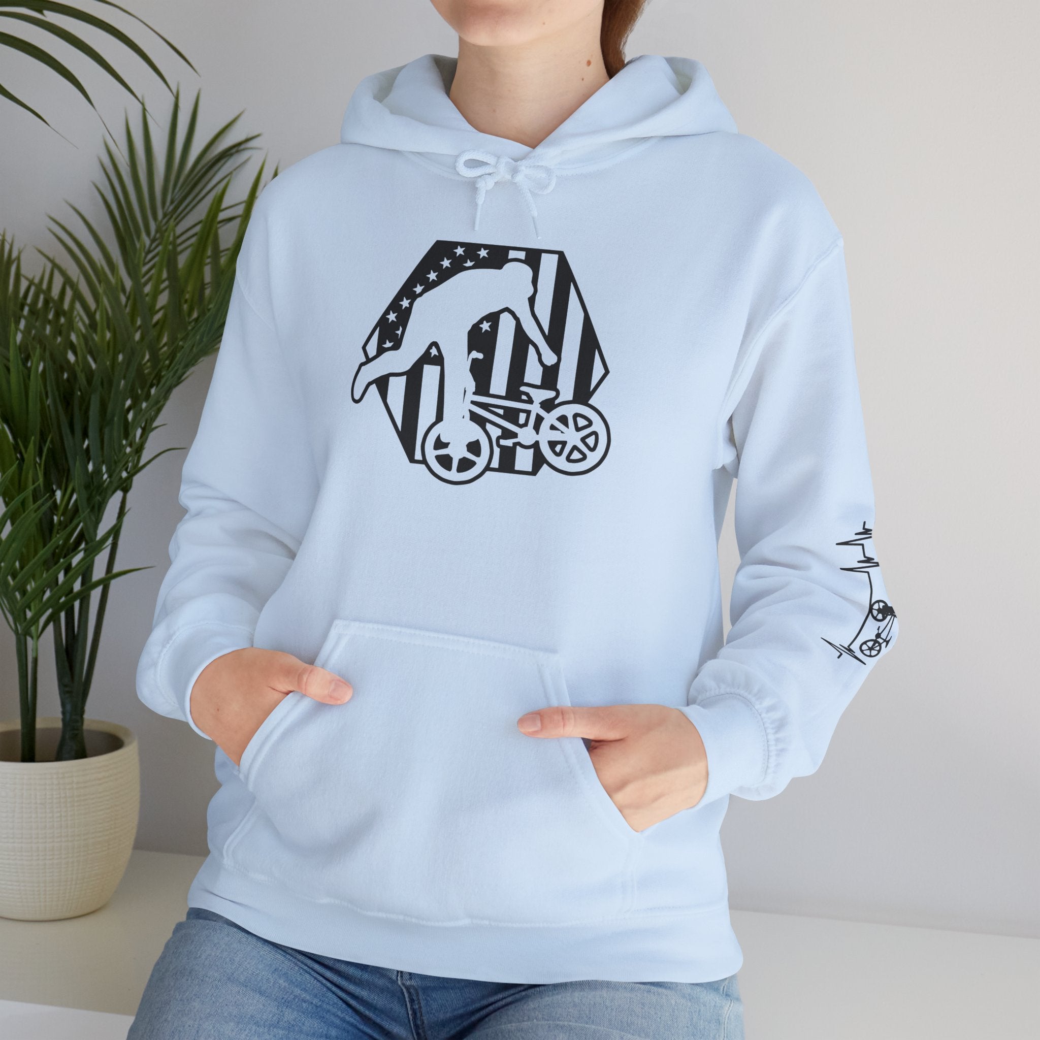 Rad-BMX Is Importanter Hoodie — Funny BMX Rider Sweatshirt