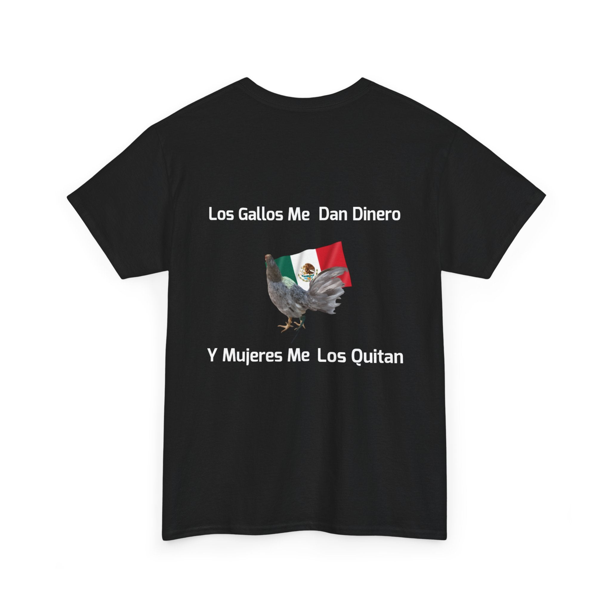 Henny-Gamefowl Tee — "Dro's Henny's Gamefarm" Mexican Flag Rooster Shirt